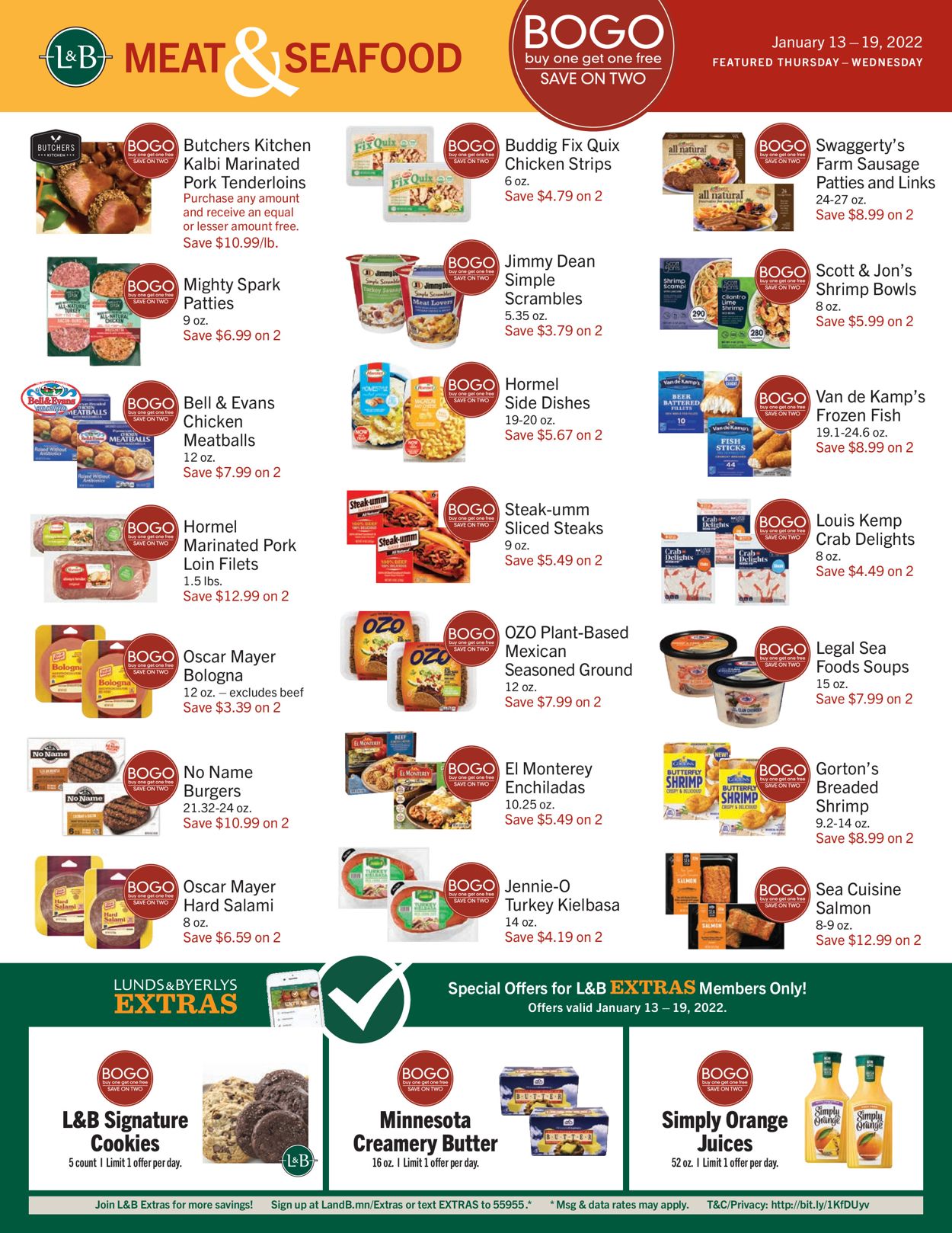 Lunds & Byerlys Ad from 01/13/2022