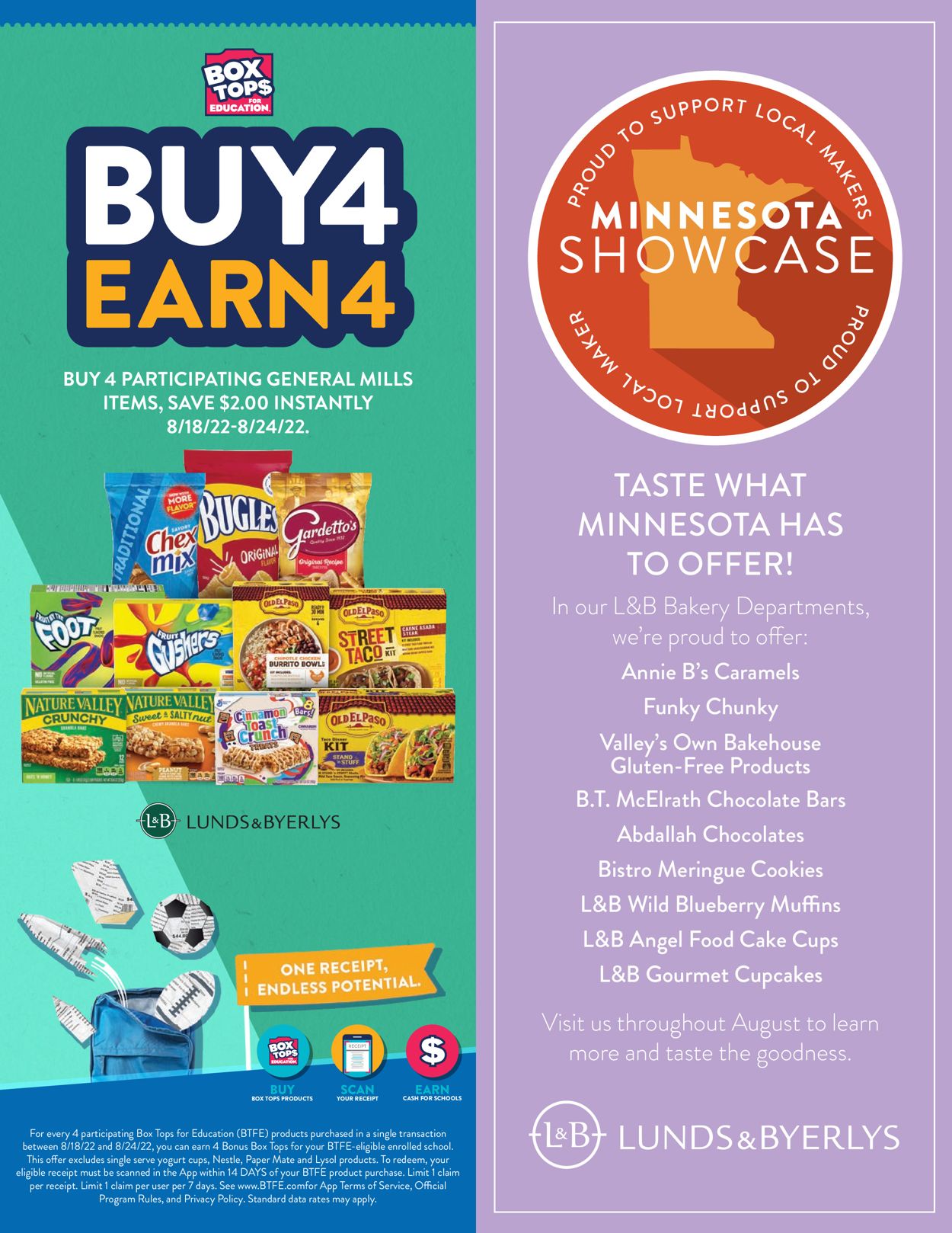 Lunds & Byerlys Ad from 08/18/2022