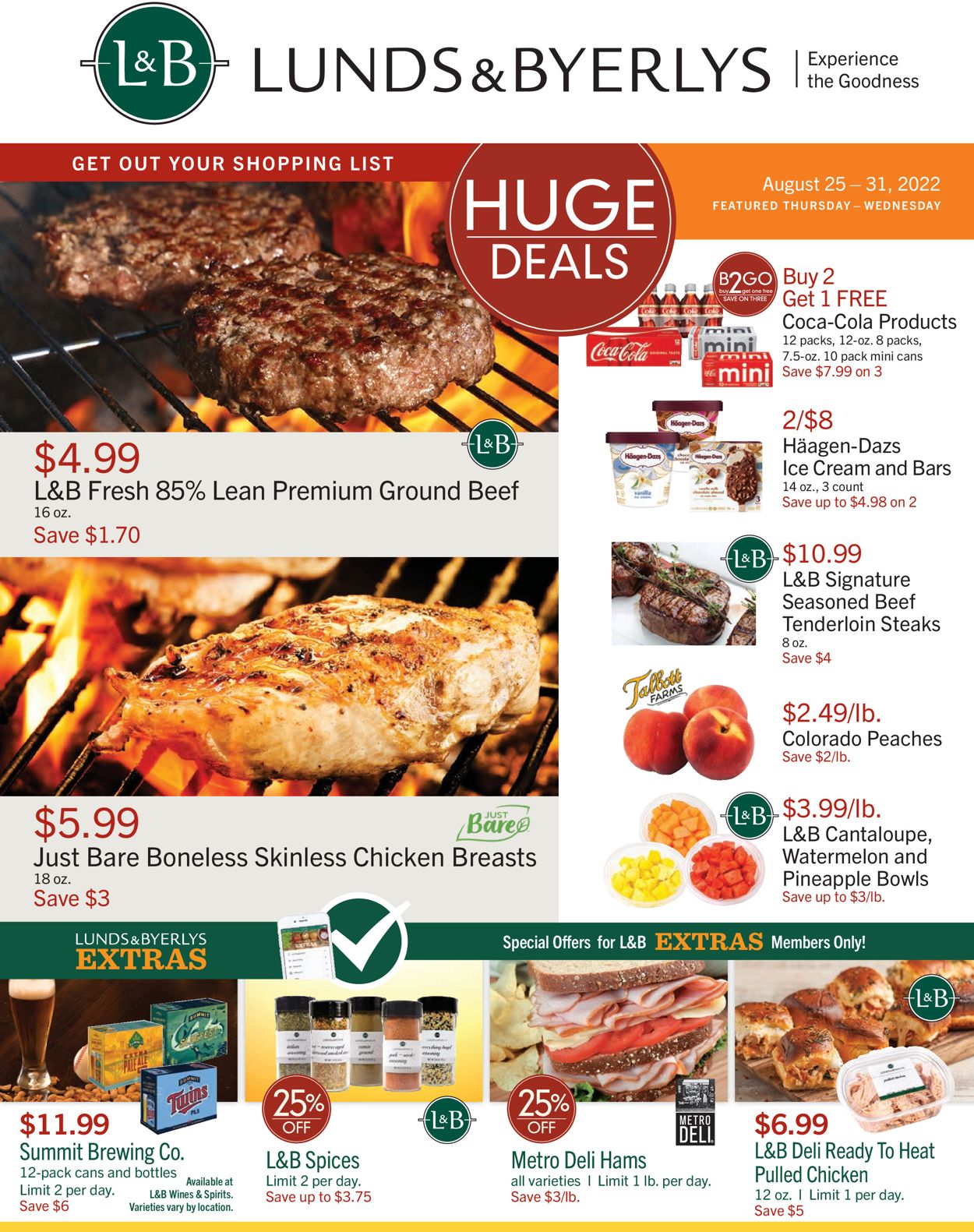 Lunds & Byerlys Ad from 08/25/2022