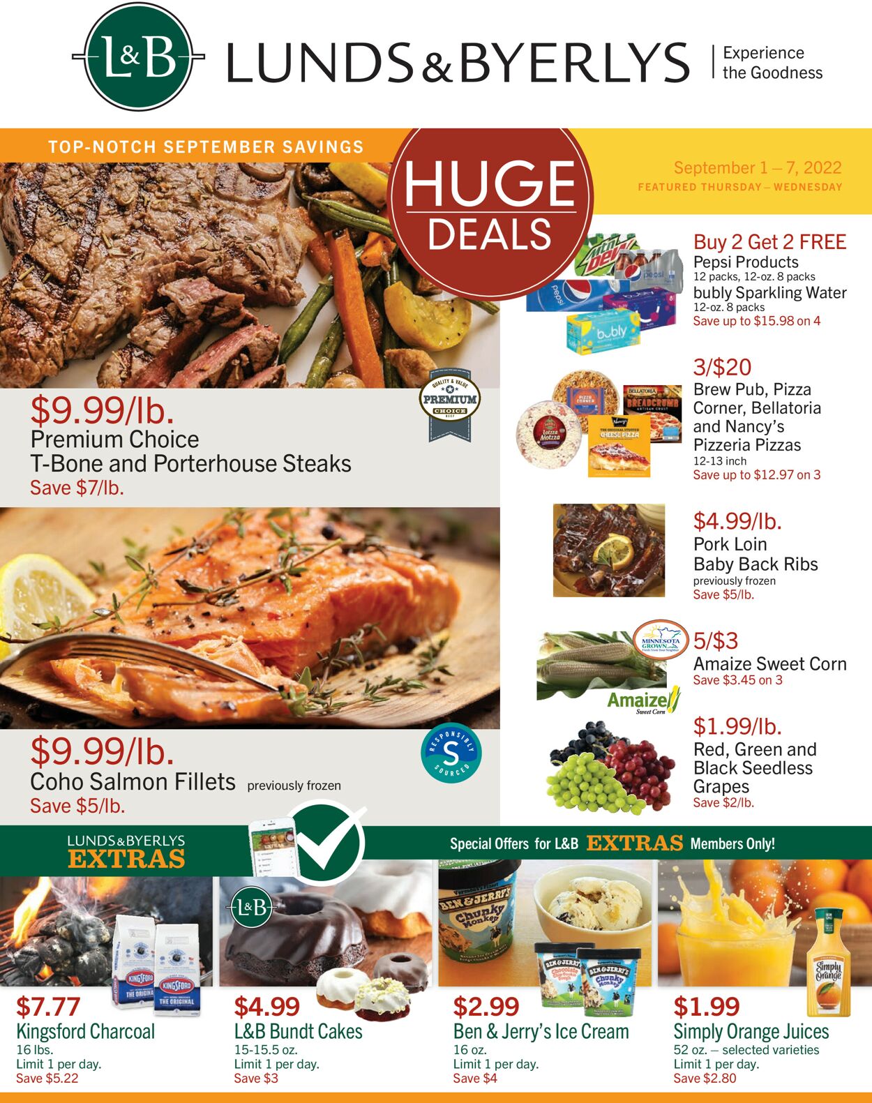 Lunds & Byerlys Ad from 09/01/2022