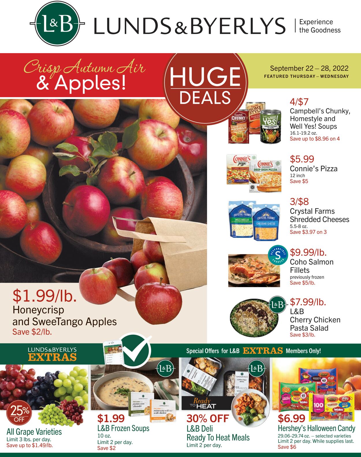 Lunds & Byerlys Ad from 09/22/2022