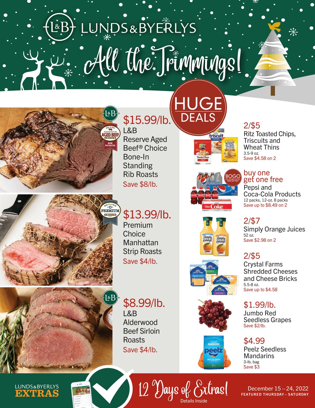 Lunds & Byerlys Ad from 12/15/2022