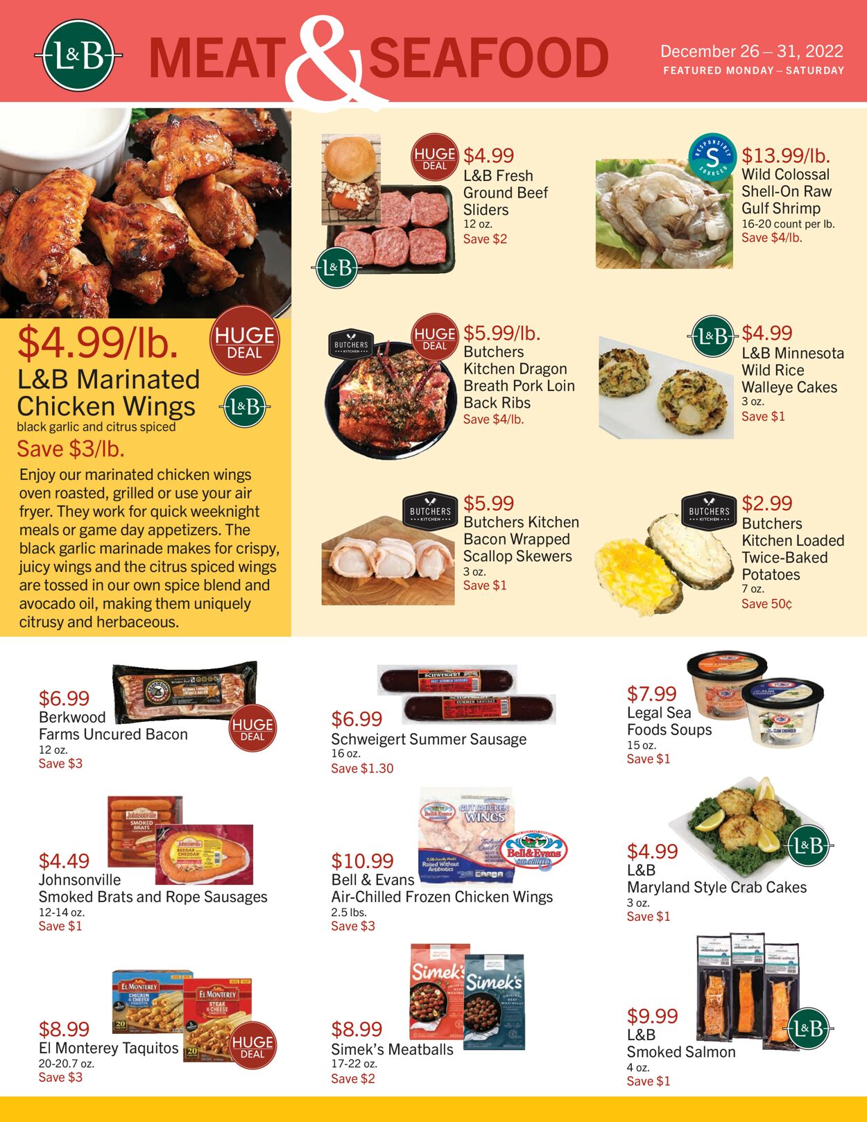 Lunds & Byerlys Ad from 12/22/2022