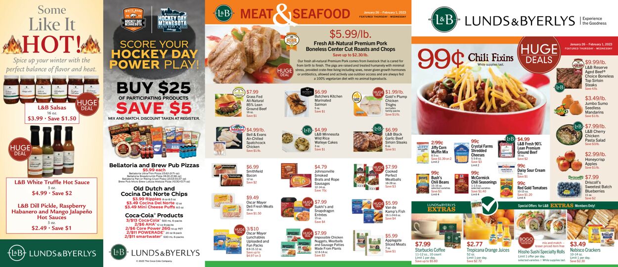 Lunds & Byerlys Ad from 01/26/2023