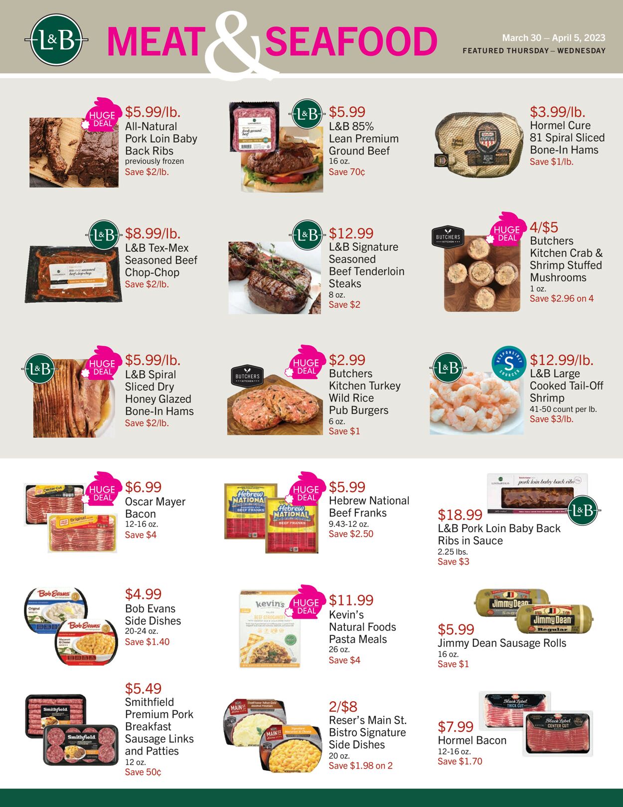 Lunds & Byerlys Ad from 03/30/2023