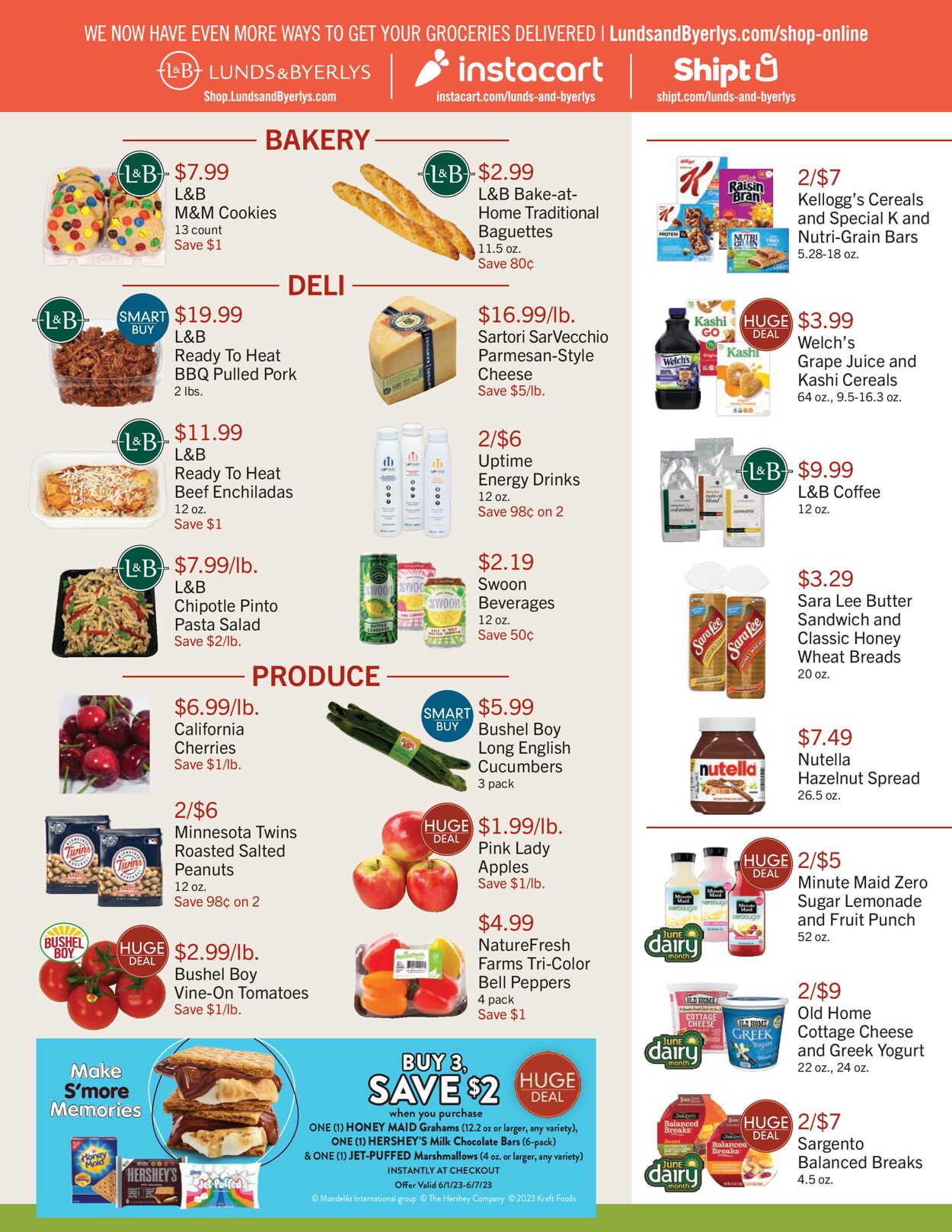 Lunds & Byerlys Ad from 06/01/2023