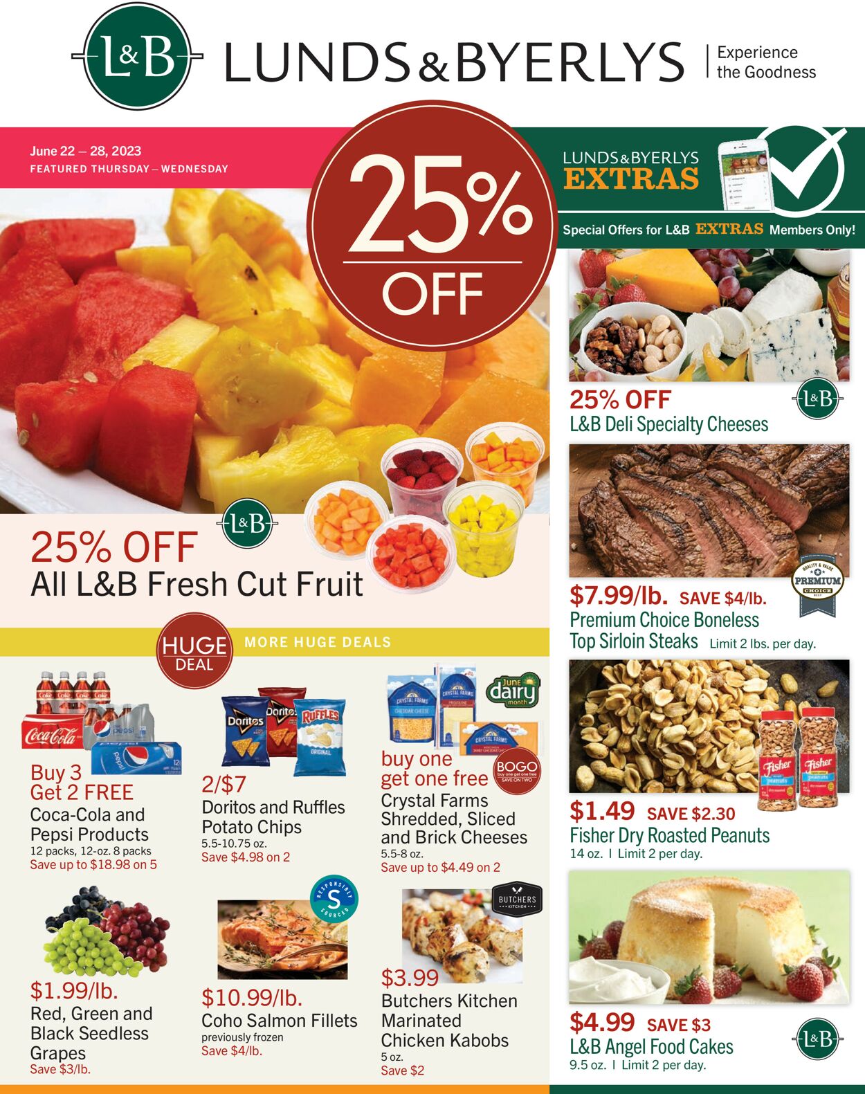Lunds & Byerlys Ad from 06/22/2023