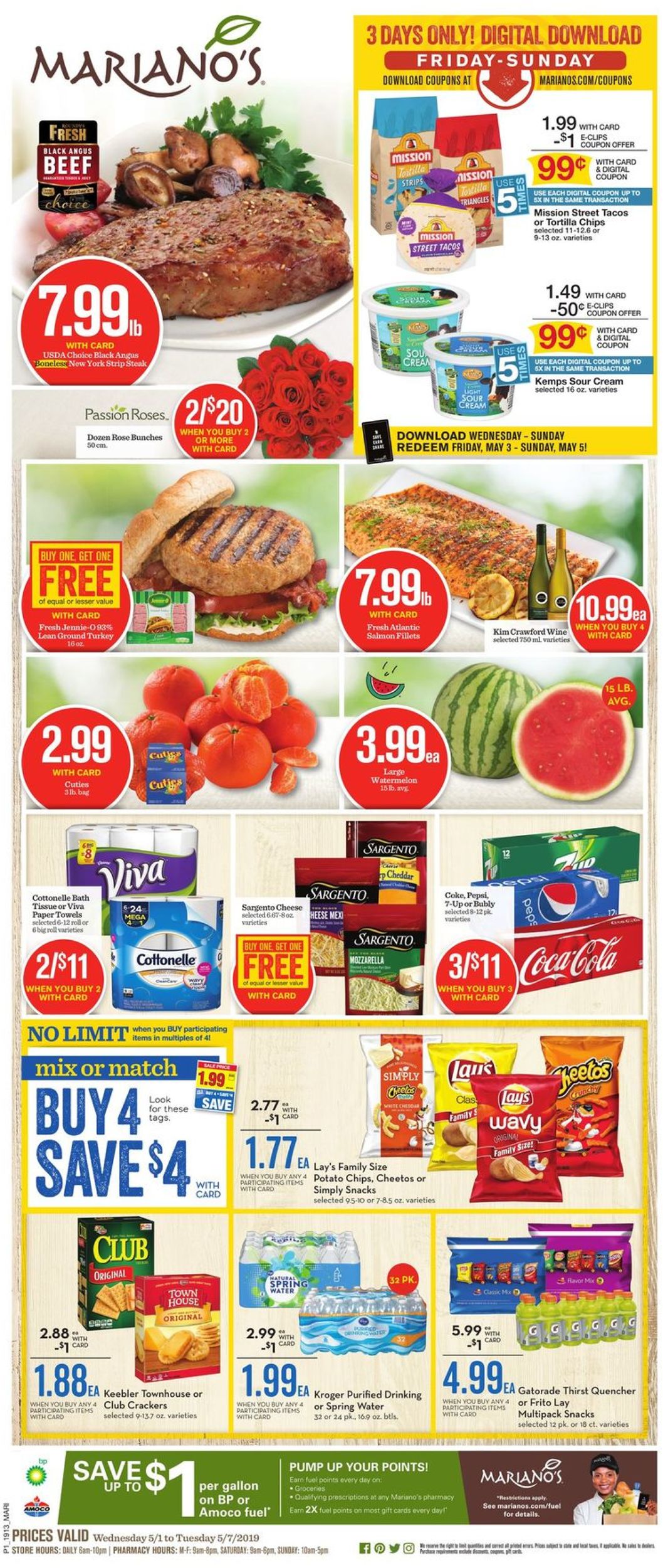 Mariano’s Ad from 05/01/2019