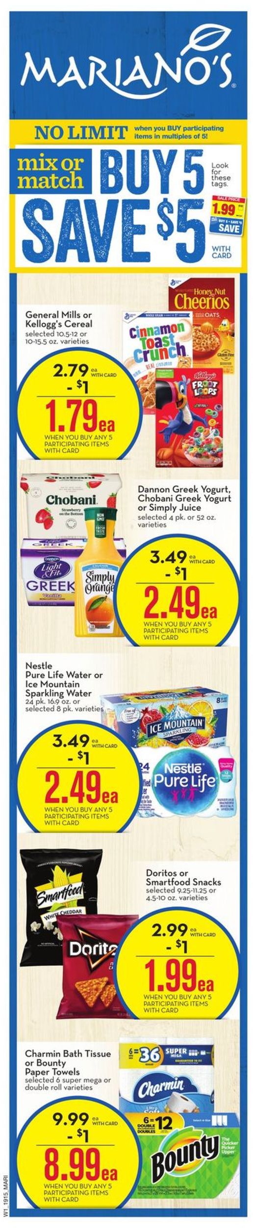 Mariano’s Ad from 05/15/2019