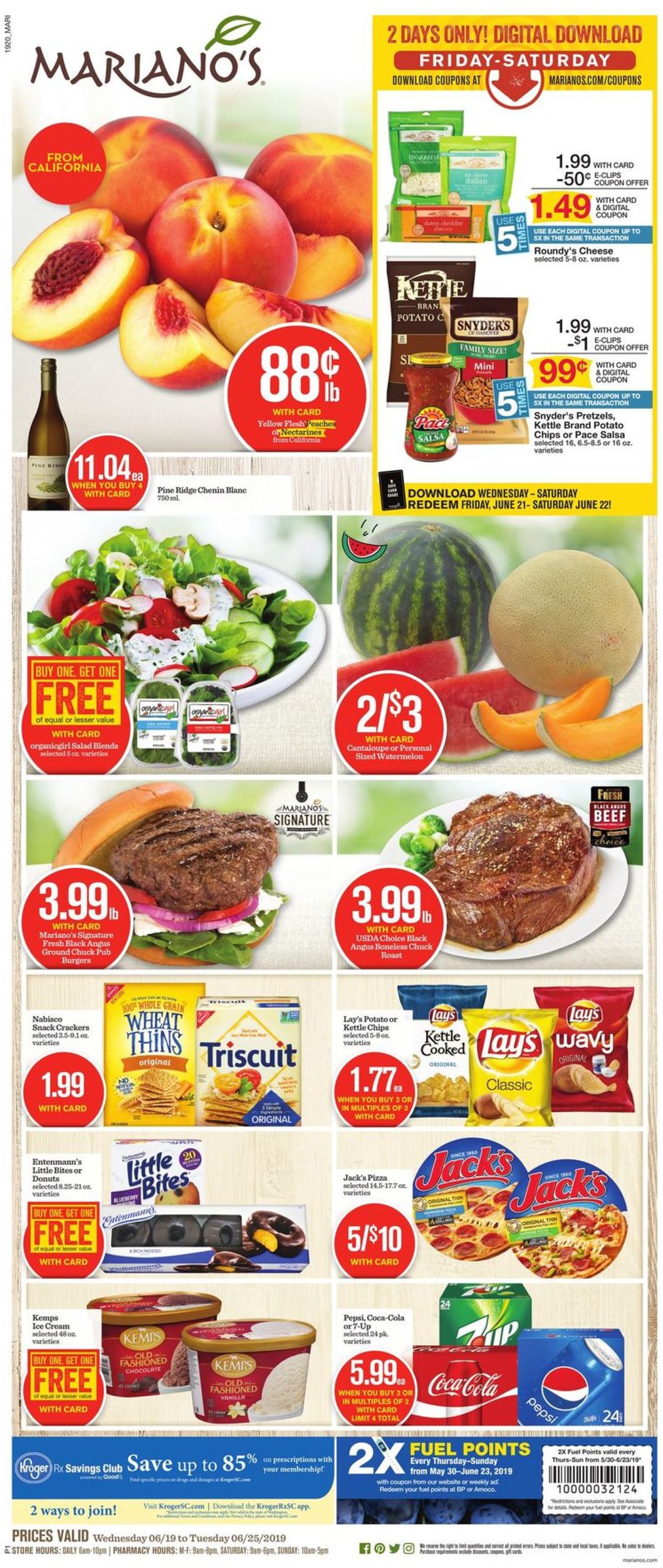 Mariano’s Ad from 06/19/2019
