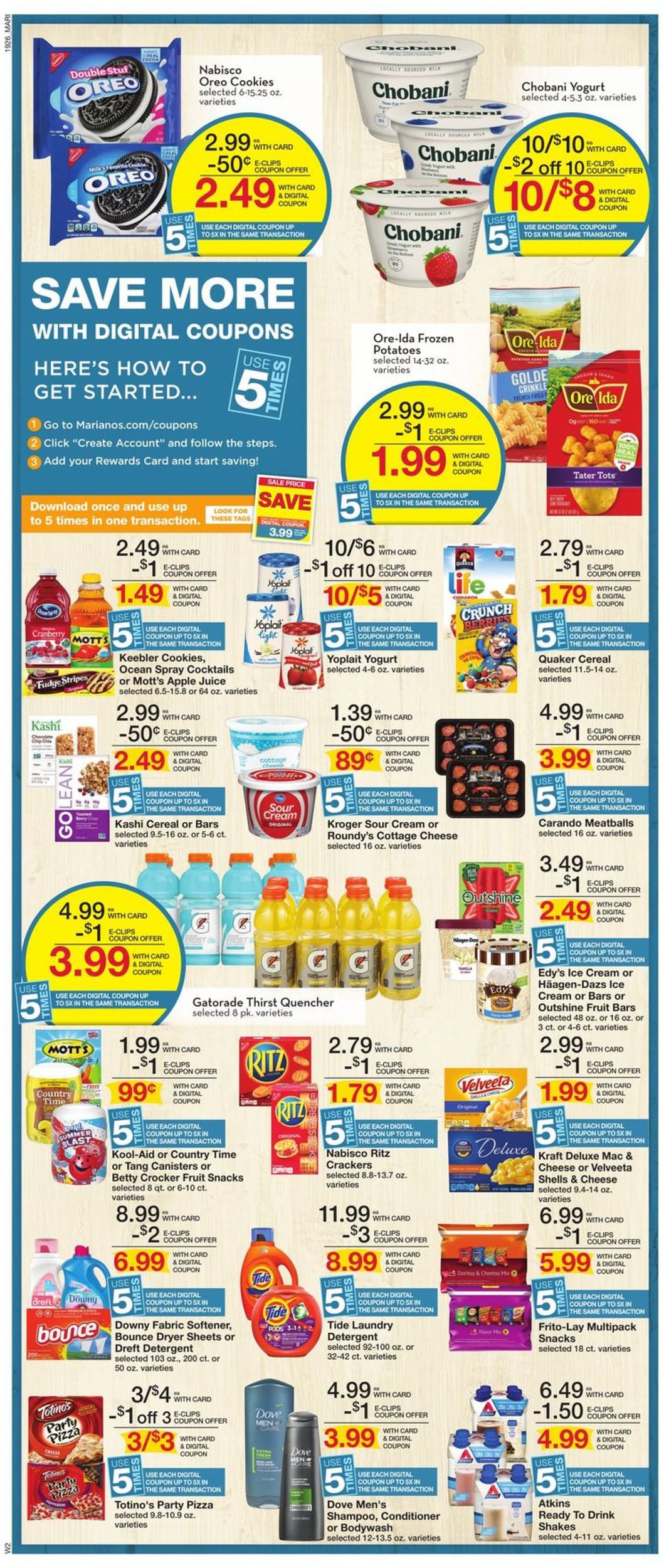 Mariano’s Ad from 07/31/2019
