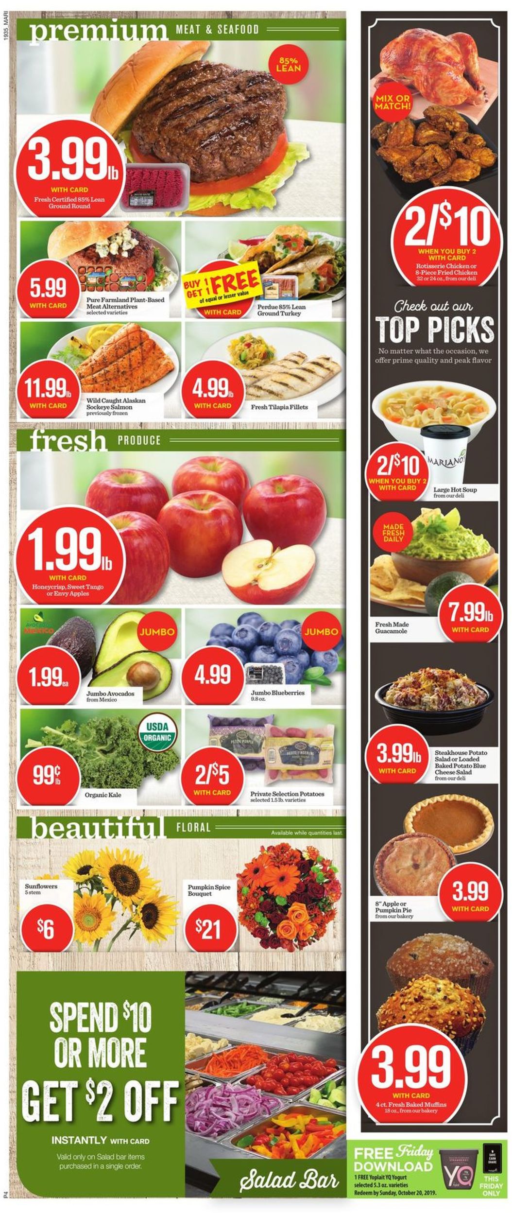 Mariano’s Ad from 10/02/2019