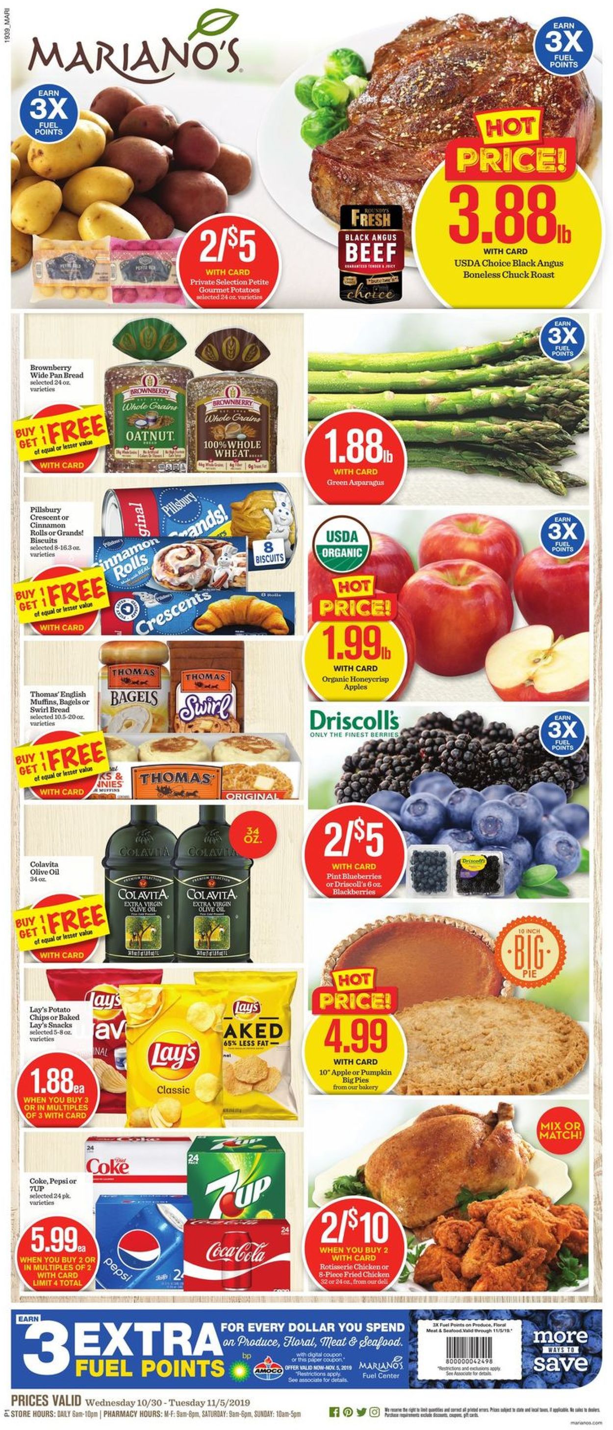 Mariano’s Ad from 10/30/2019