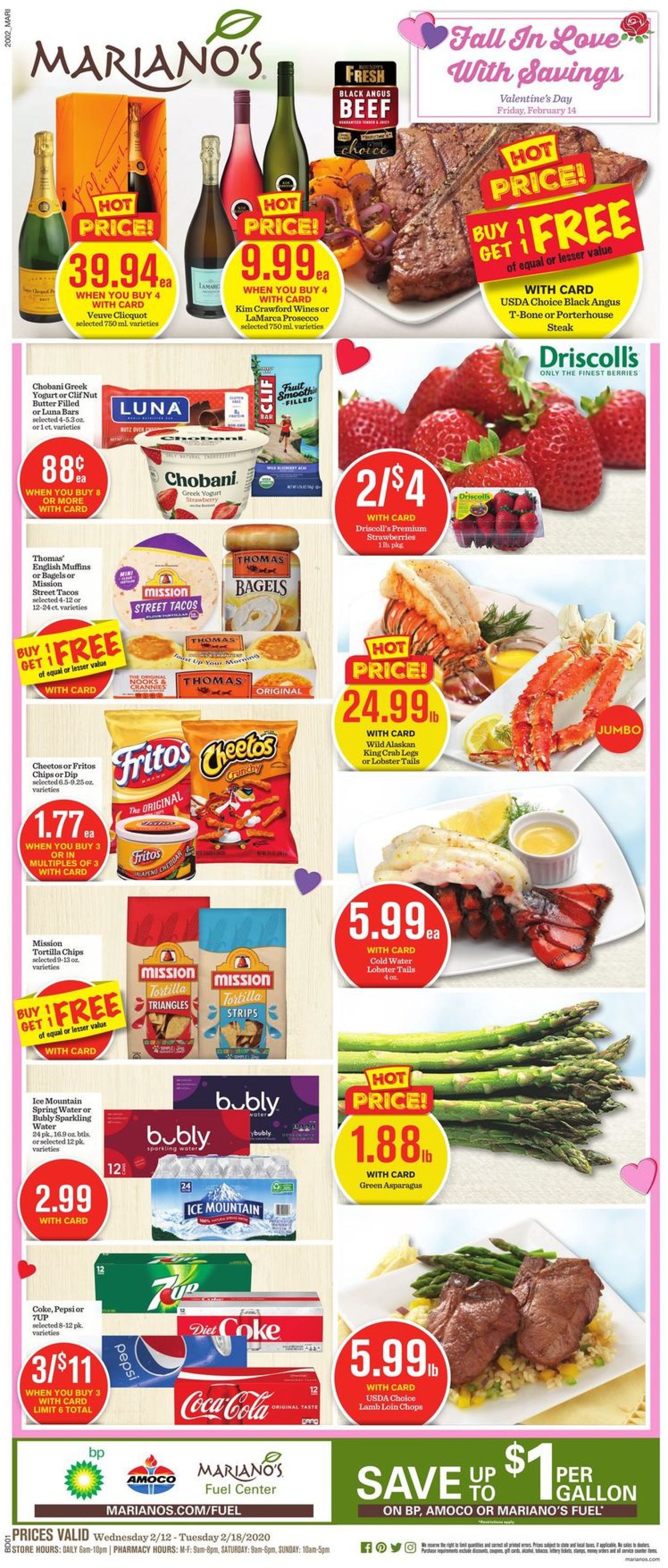 Mariano’s Ad from 02/12/2020