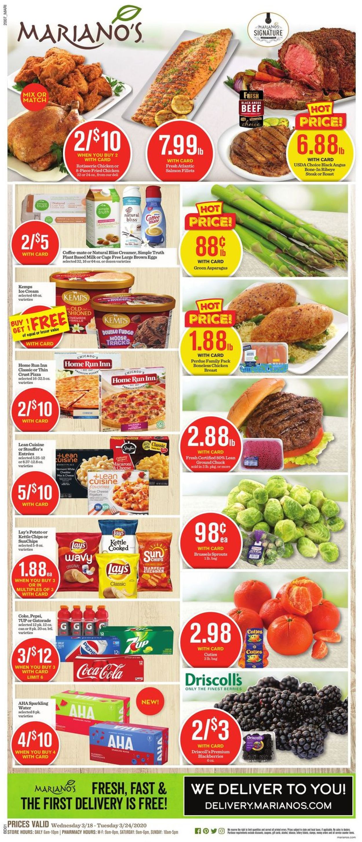 Mariano’s Ad from 03/18/2020