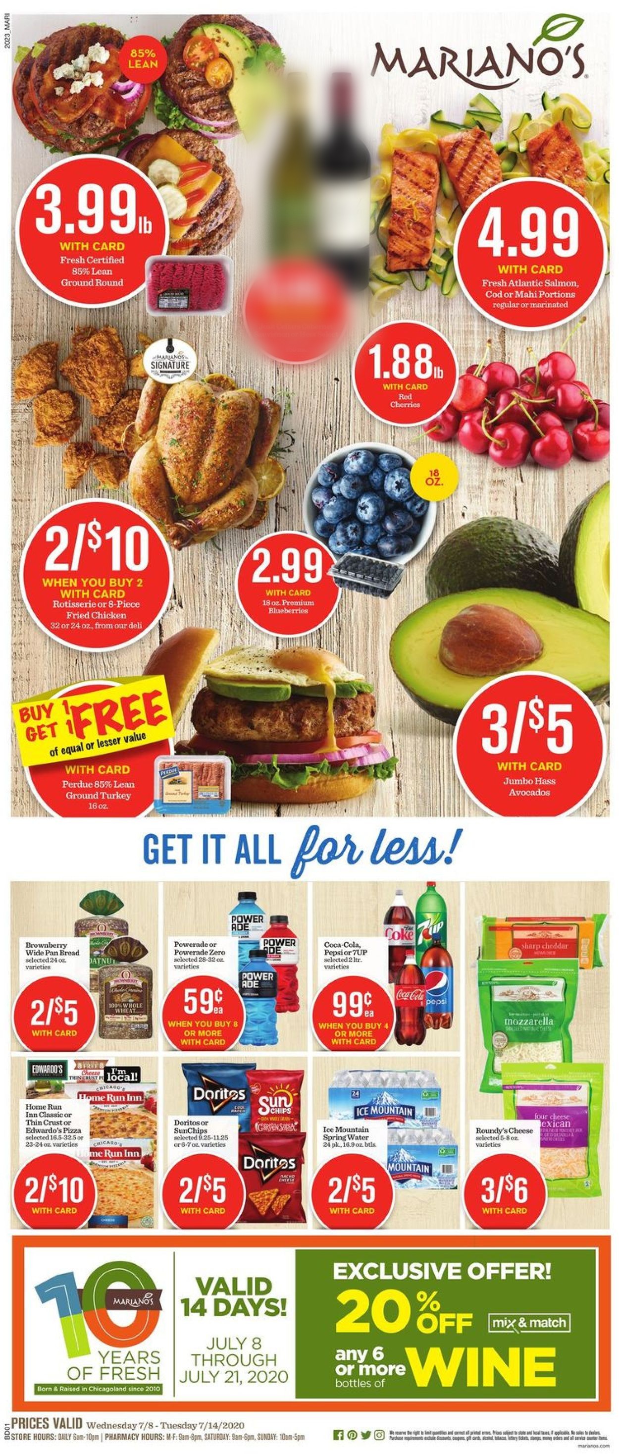 Mariano’s Ad from 07/08/2020