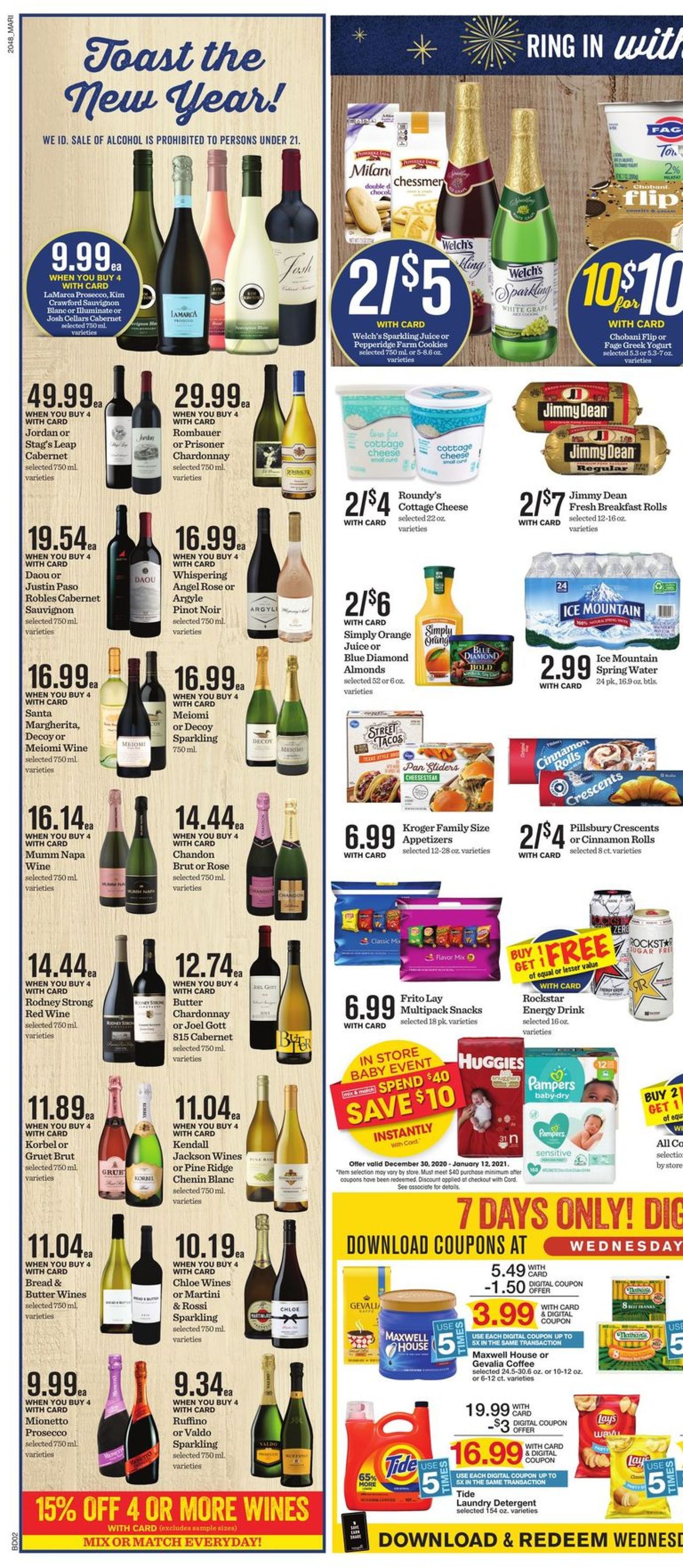 Mariano’s Ad from 12/30/2020
