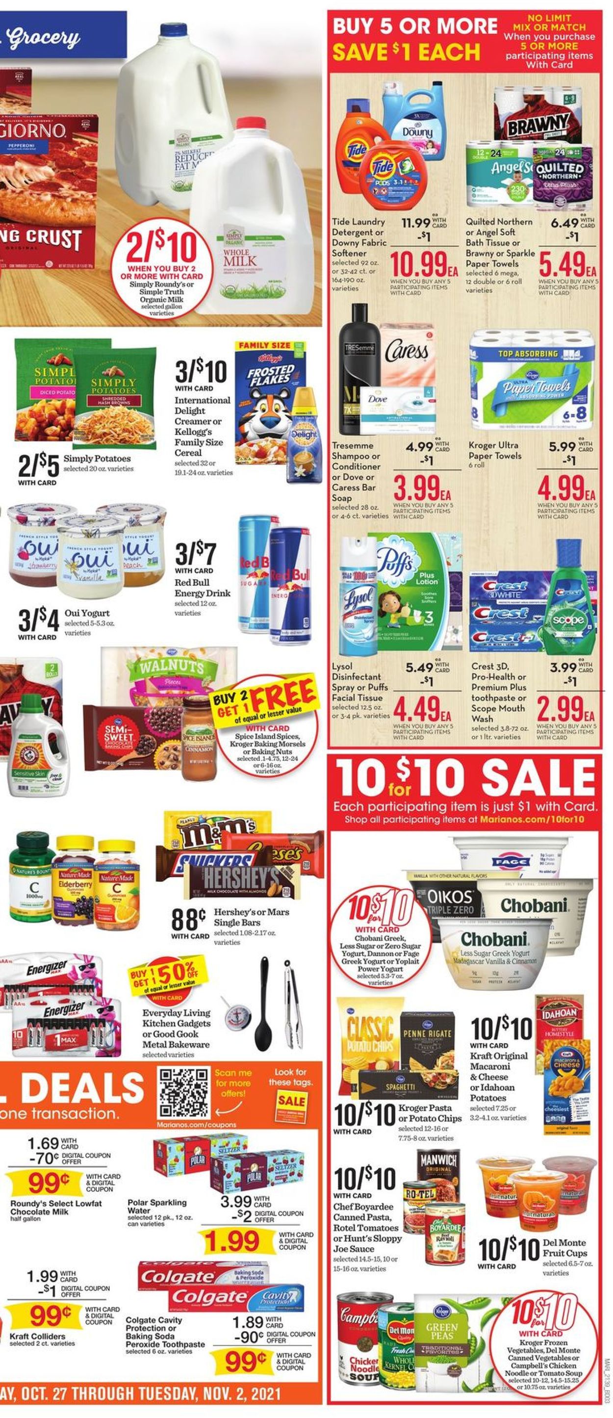 Mariano’s Ad from 10/27/2021