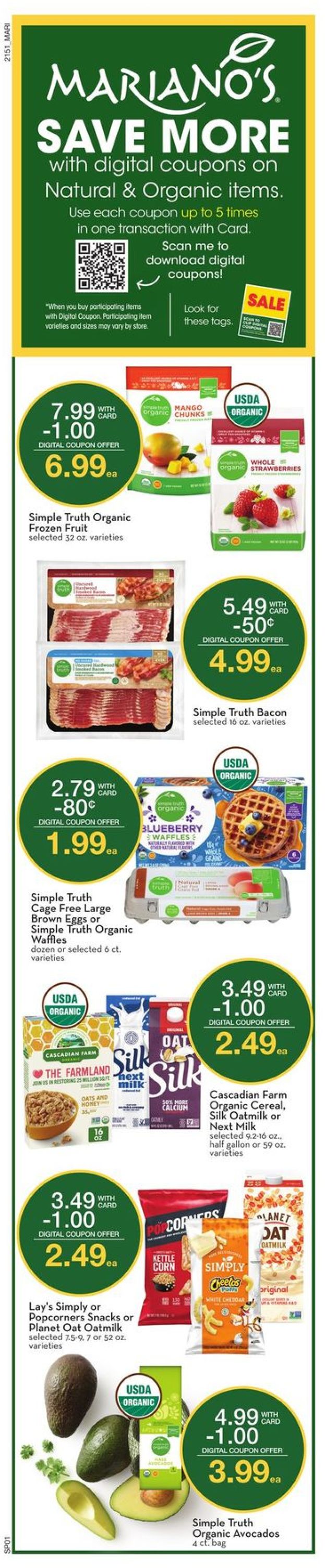 Mariano’s Ad from 01/19/2022