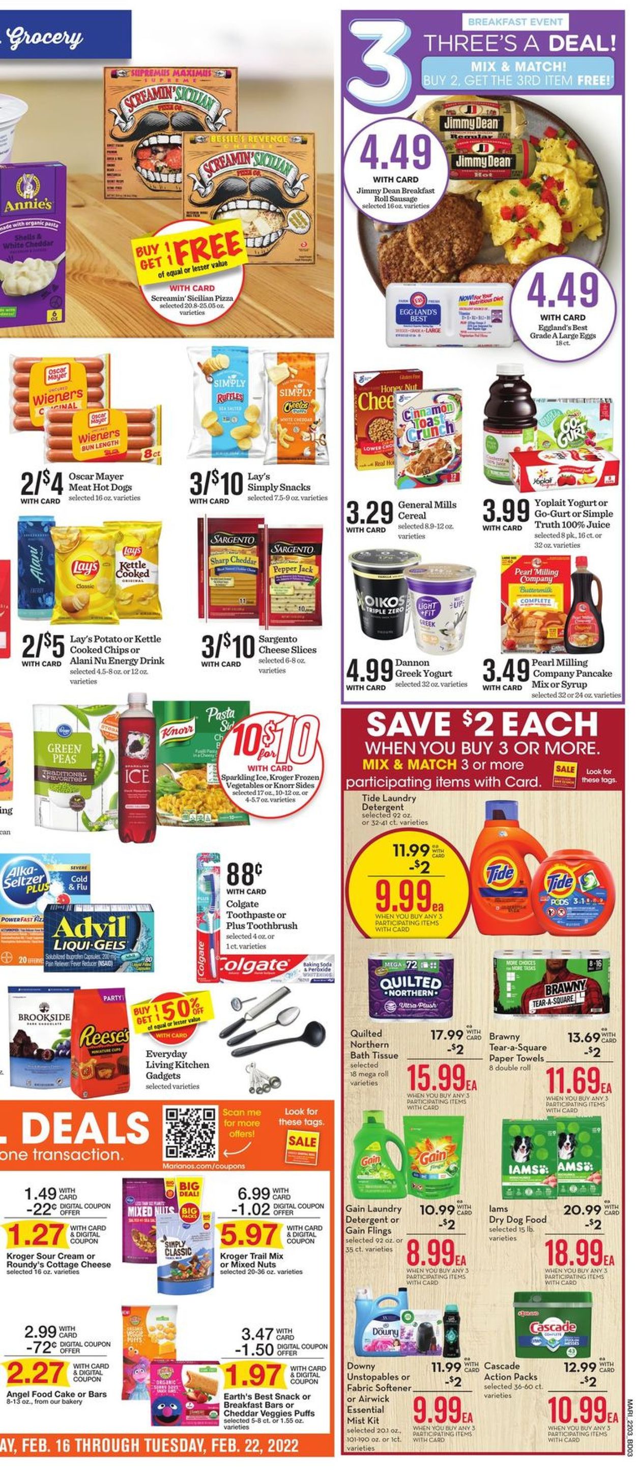 Mariano’s Ad from 02/16/2022