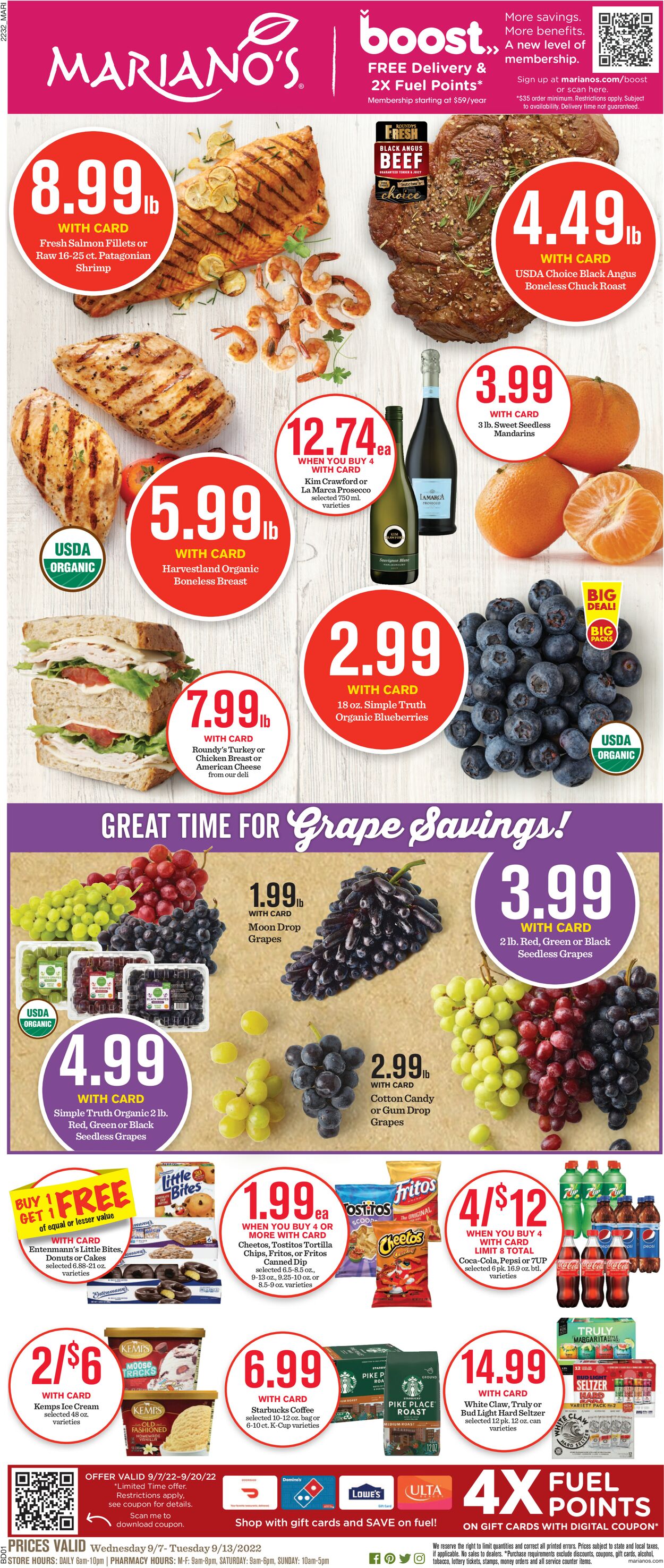 Mariano’s Ad from 09/07/2022