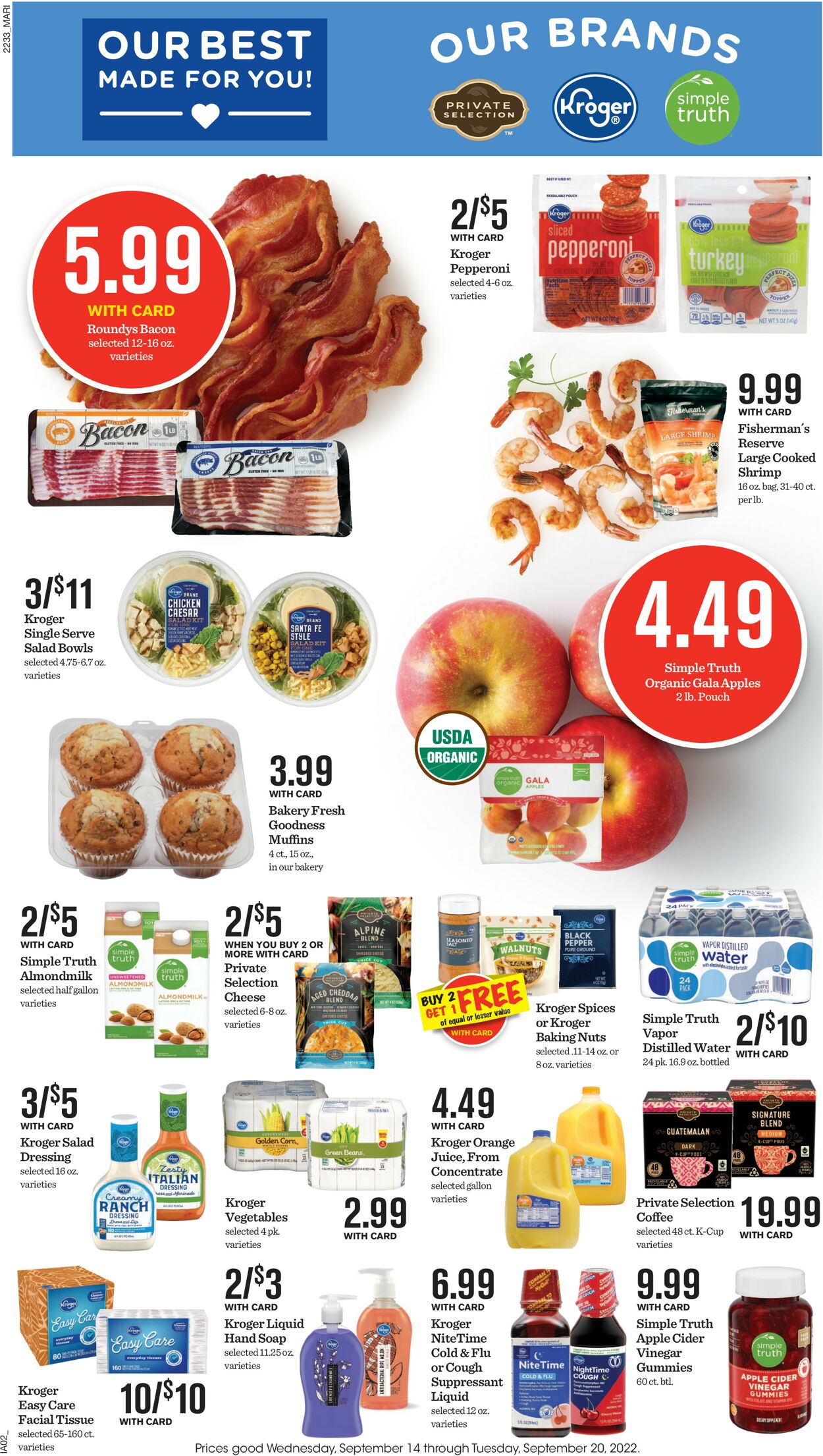Mariano’s Ad from 09/14/2022
