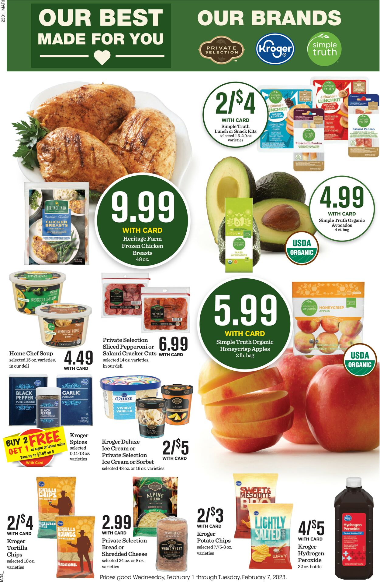 Mariano’s Ad from 02/01/2023