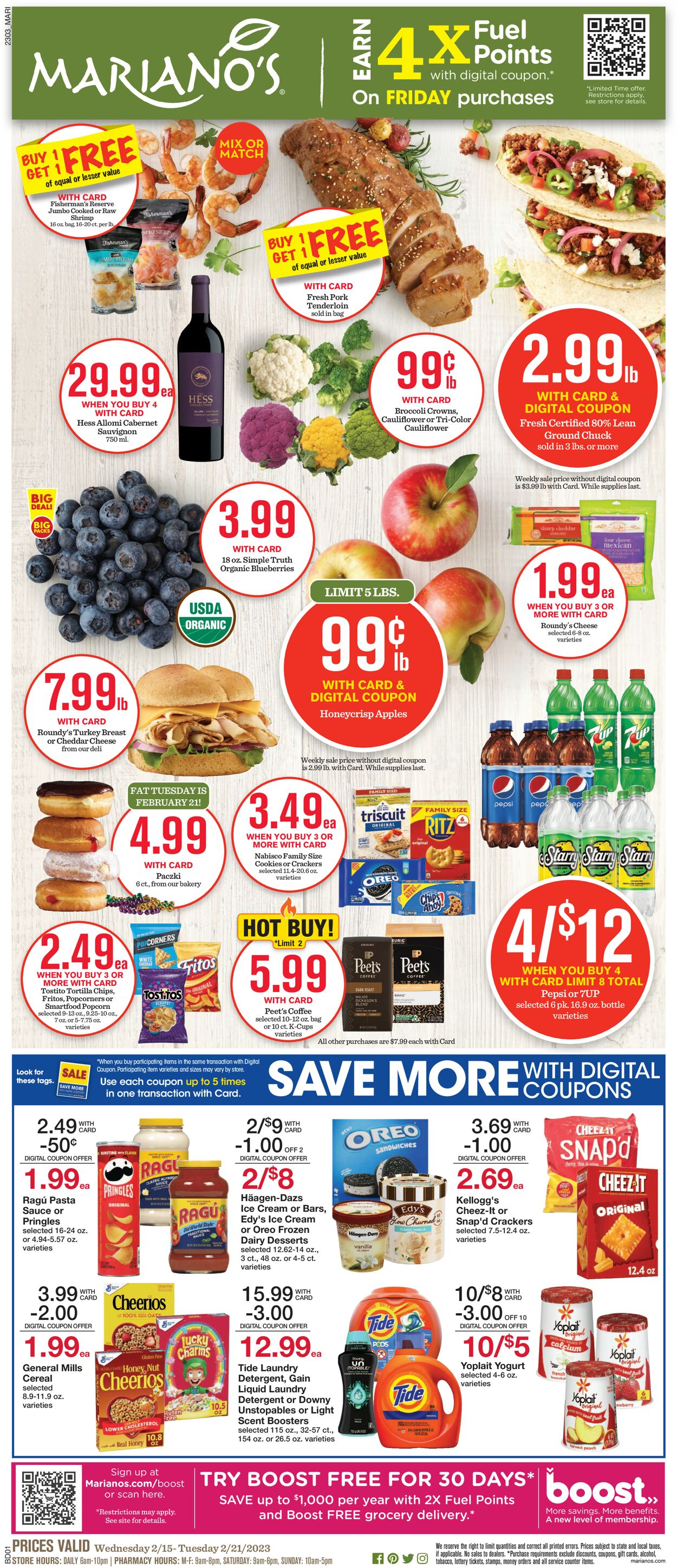 Mariano’s Ad from 02/15/2023