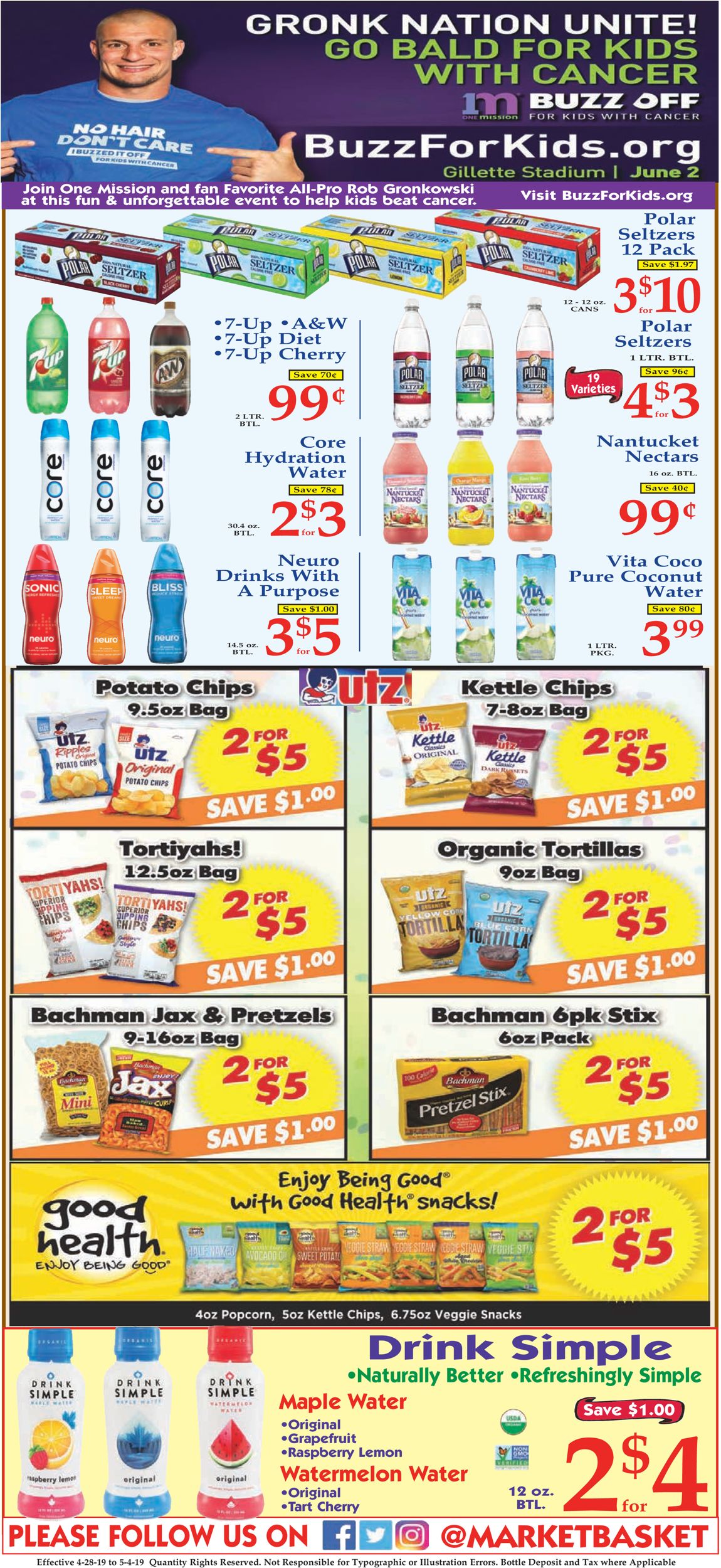 Market Basket Ad from 04/28/2019