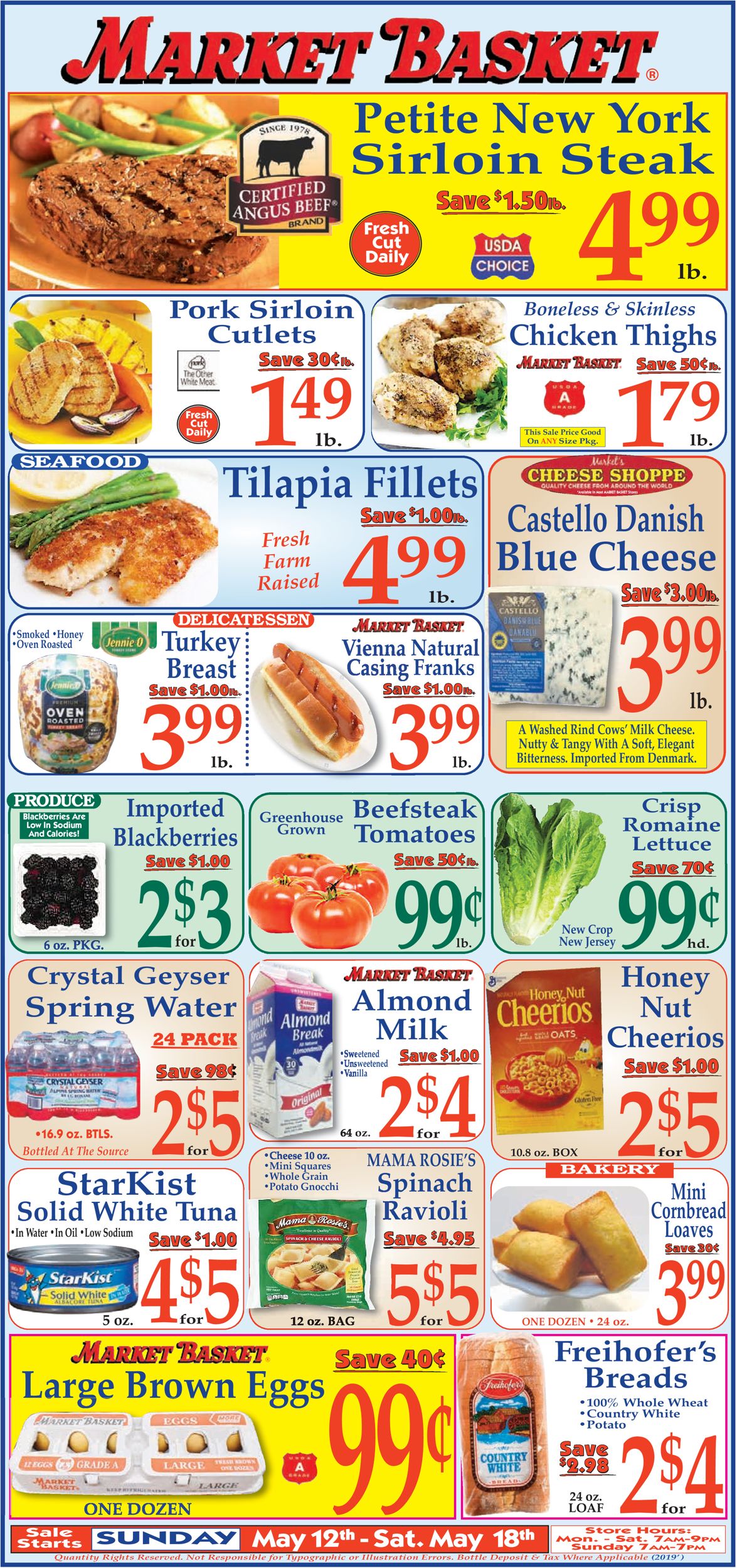 Market Basket Ad from 05/12/2019