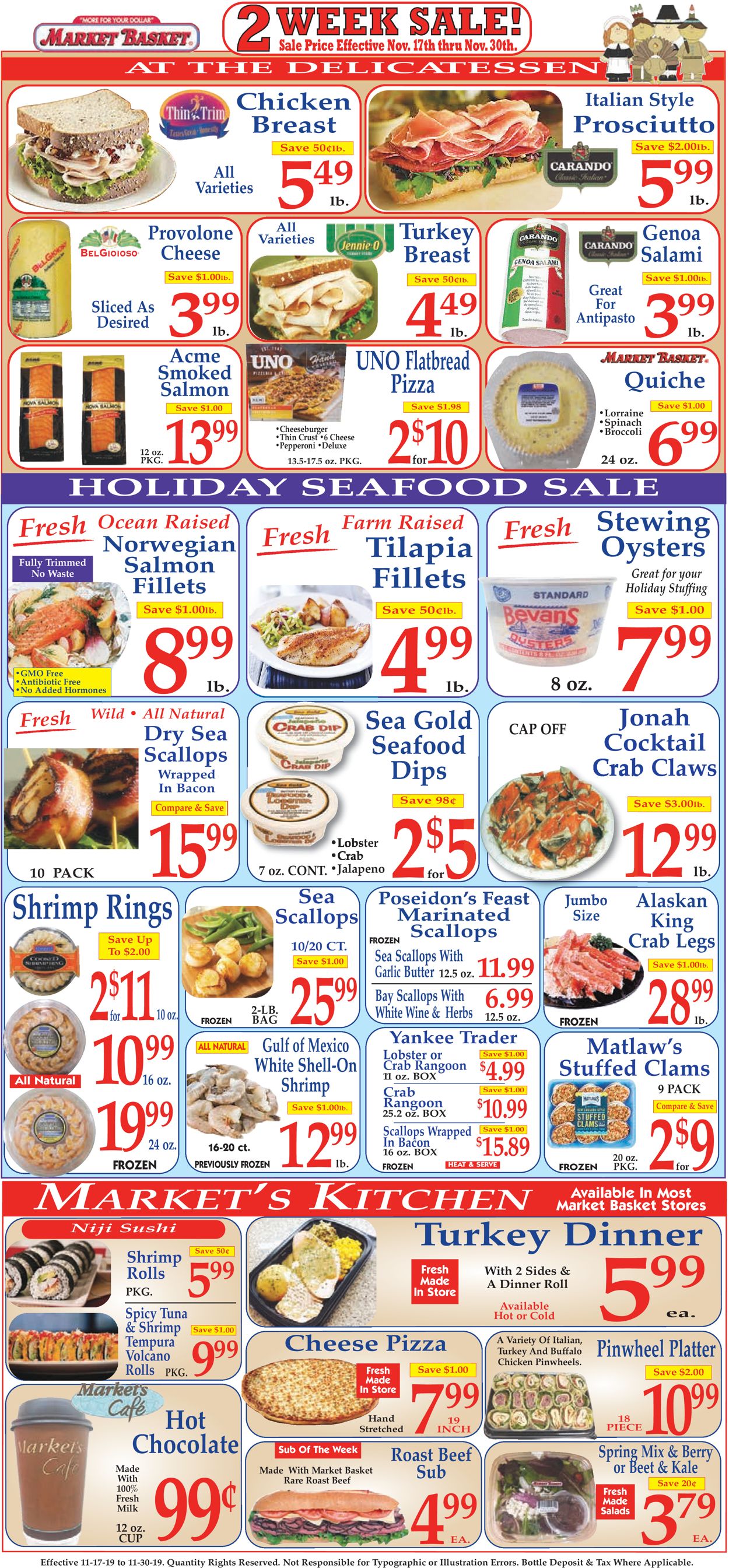Market Basket Ad from 11/17/2019