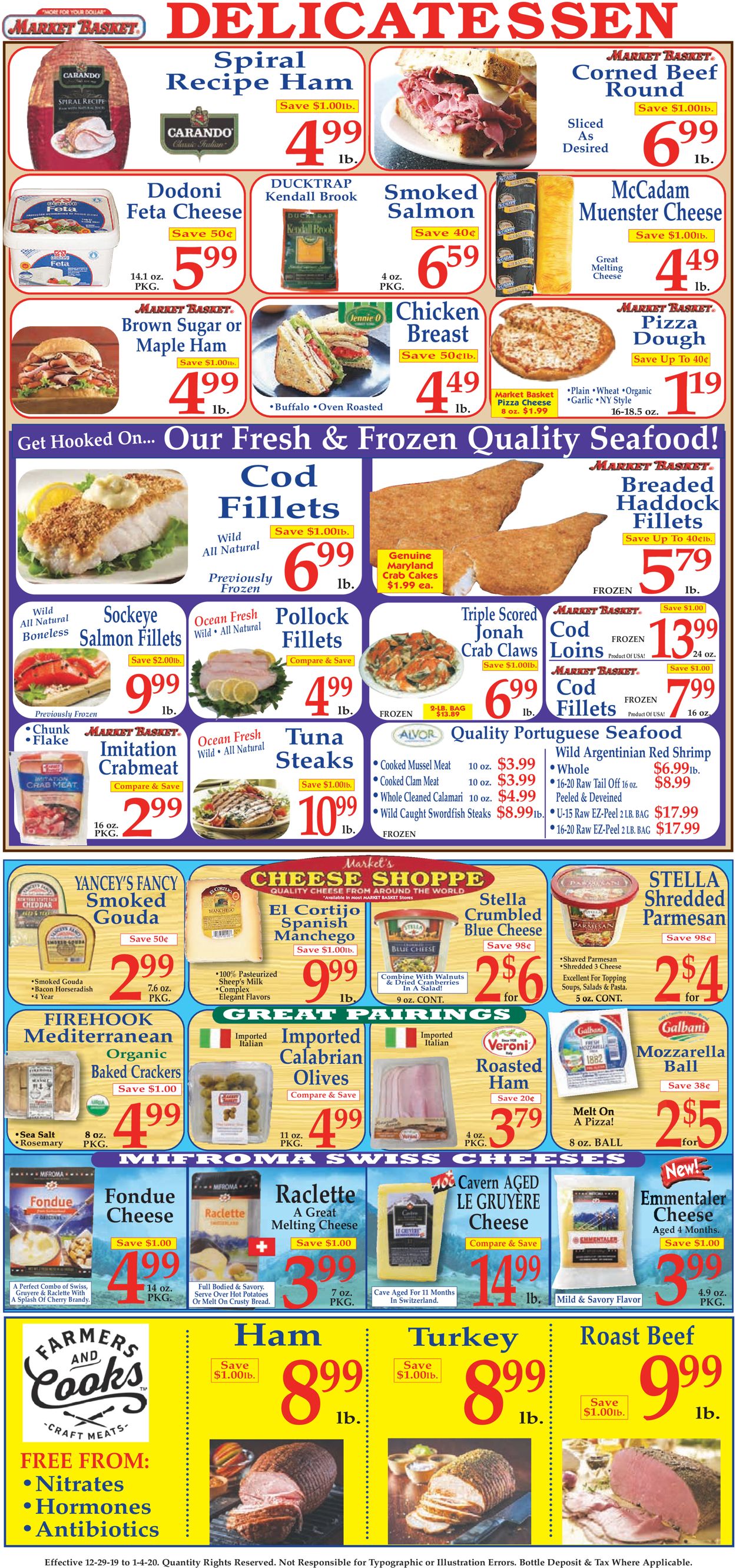 Market Basket Ad from 12/29/2019