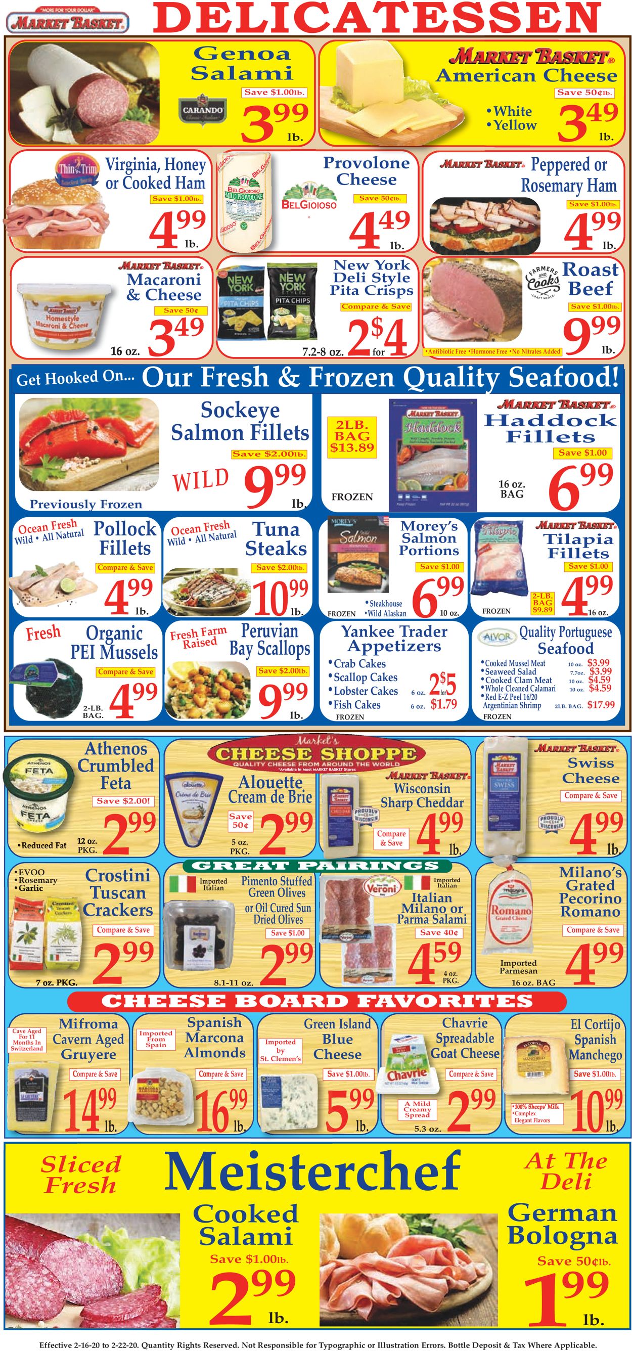 Market Basket Ad from 02/16/2020