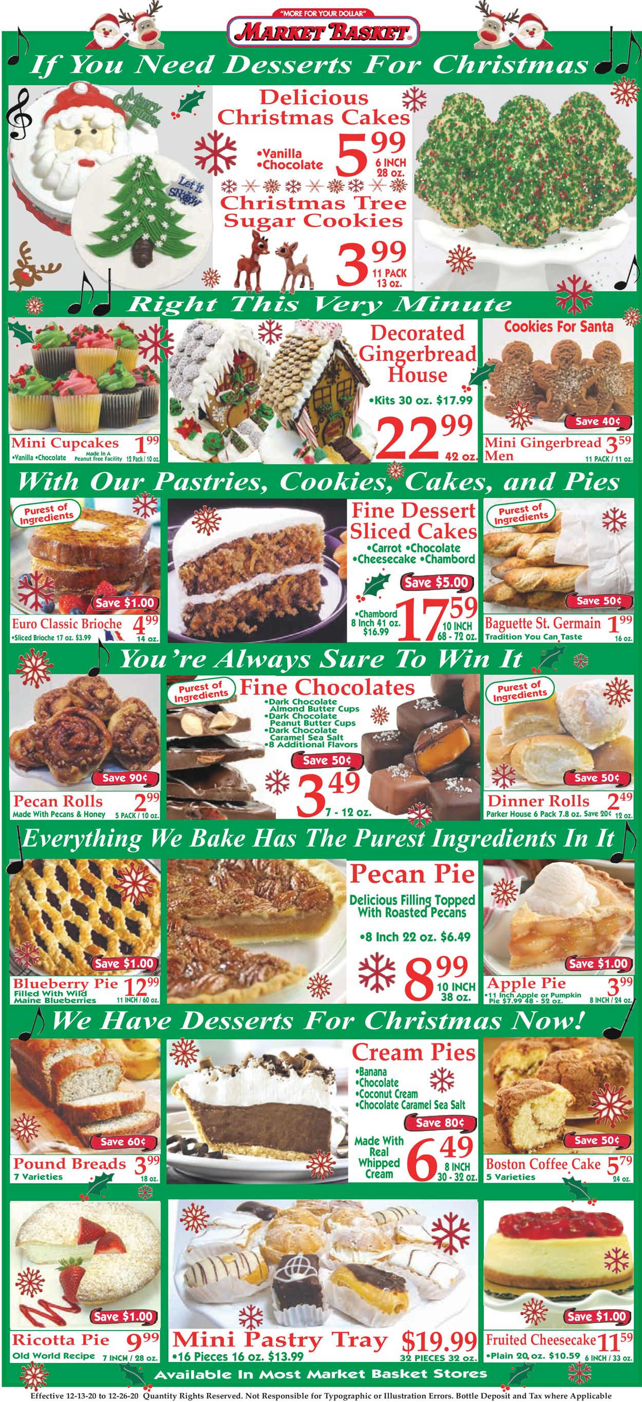 Market Basket Ad from 12/13/2020
