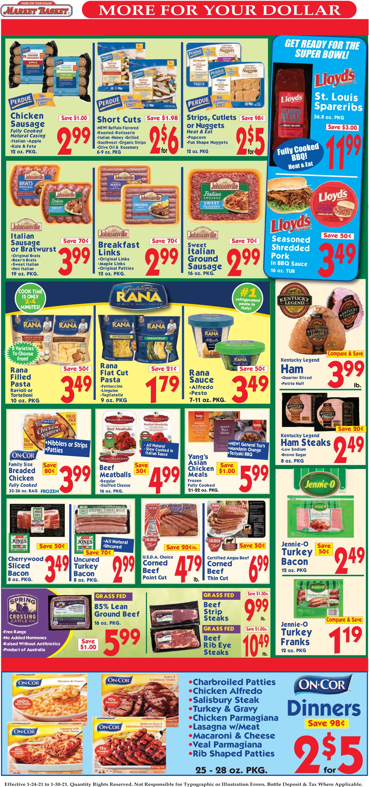 Market Basket Ad from 01/24/2021