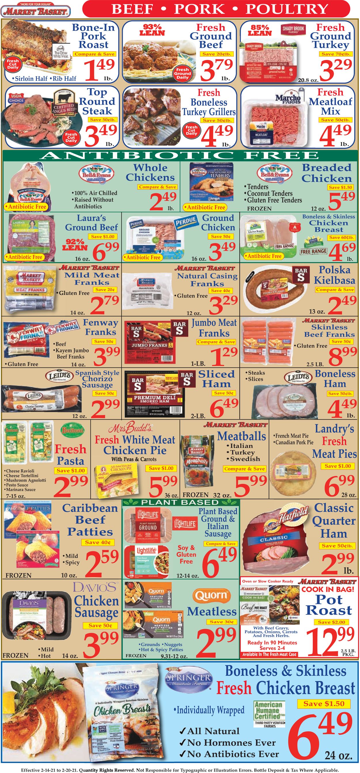 Market Basket Ad from 02/14/2021