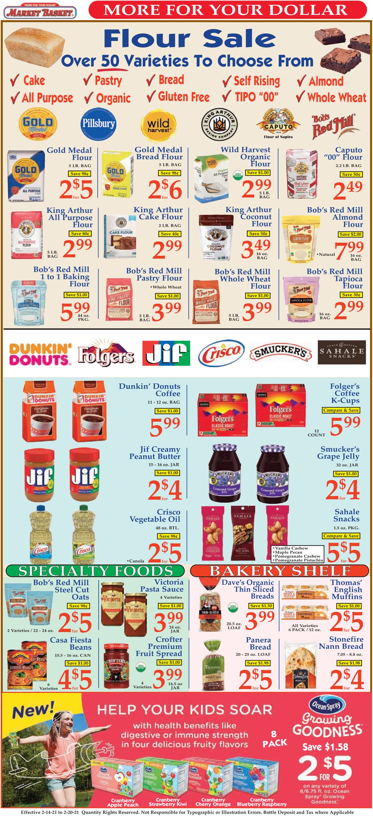 Market Basket Ad from 02/14/2021