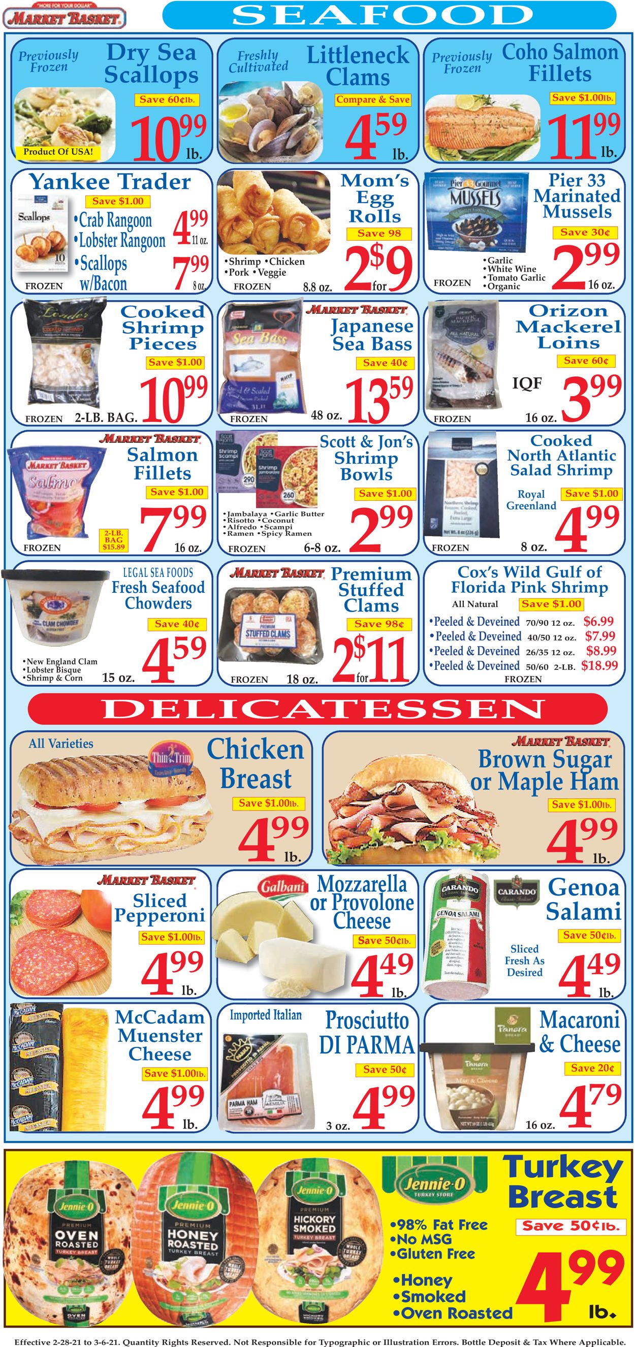 Market Basket Ad from 02/28/2021
