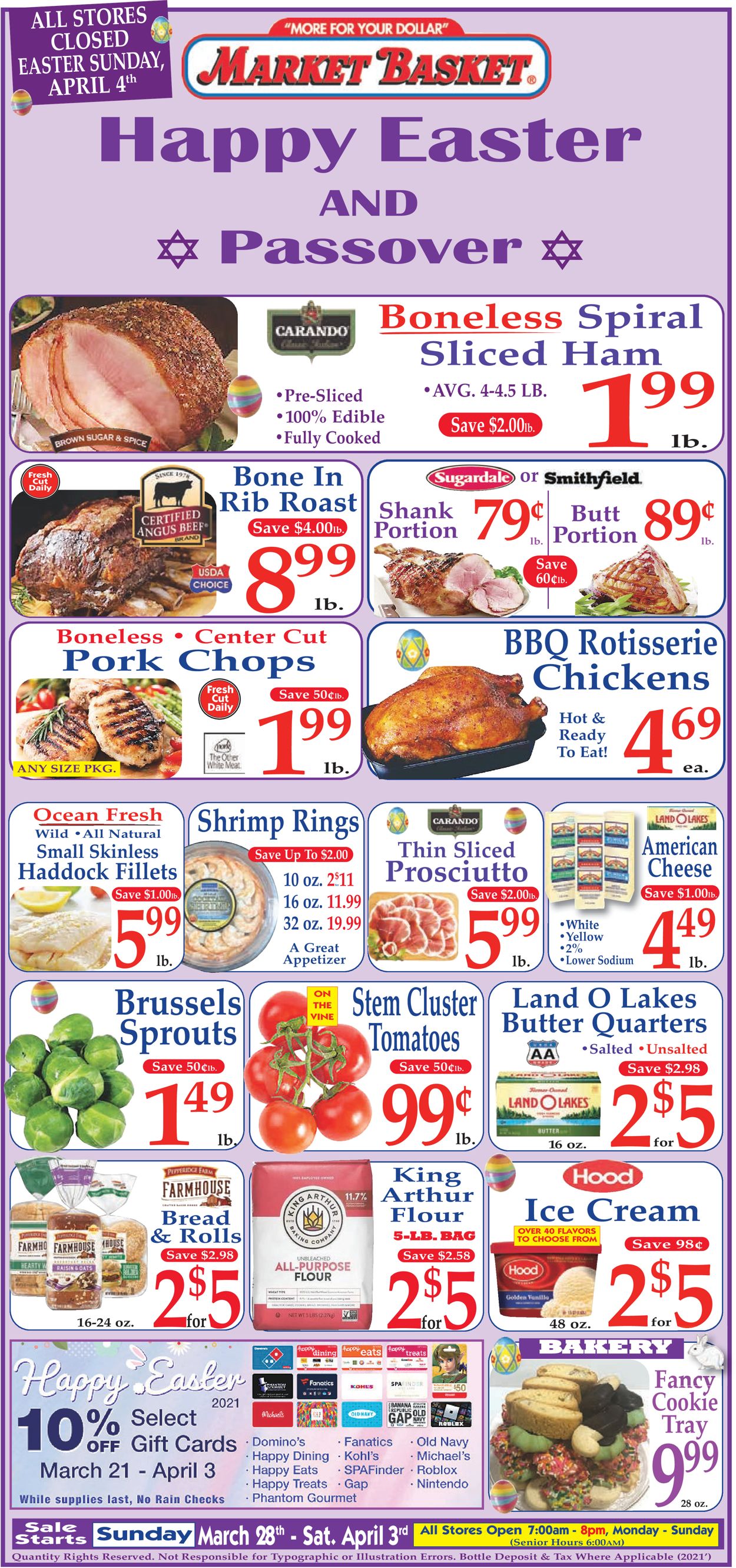 Market Basket Ad from 03/28/2021