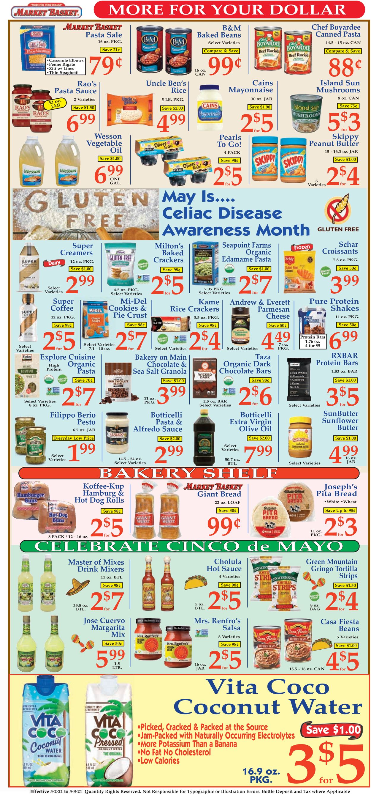 Market Basket Ad from 05/02/2021