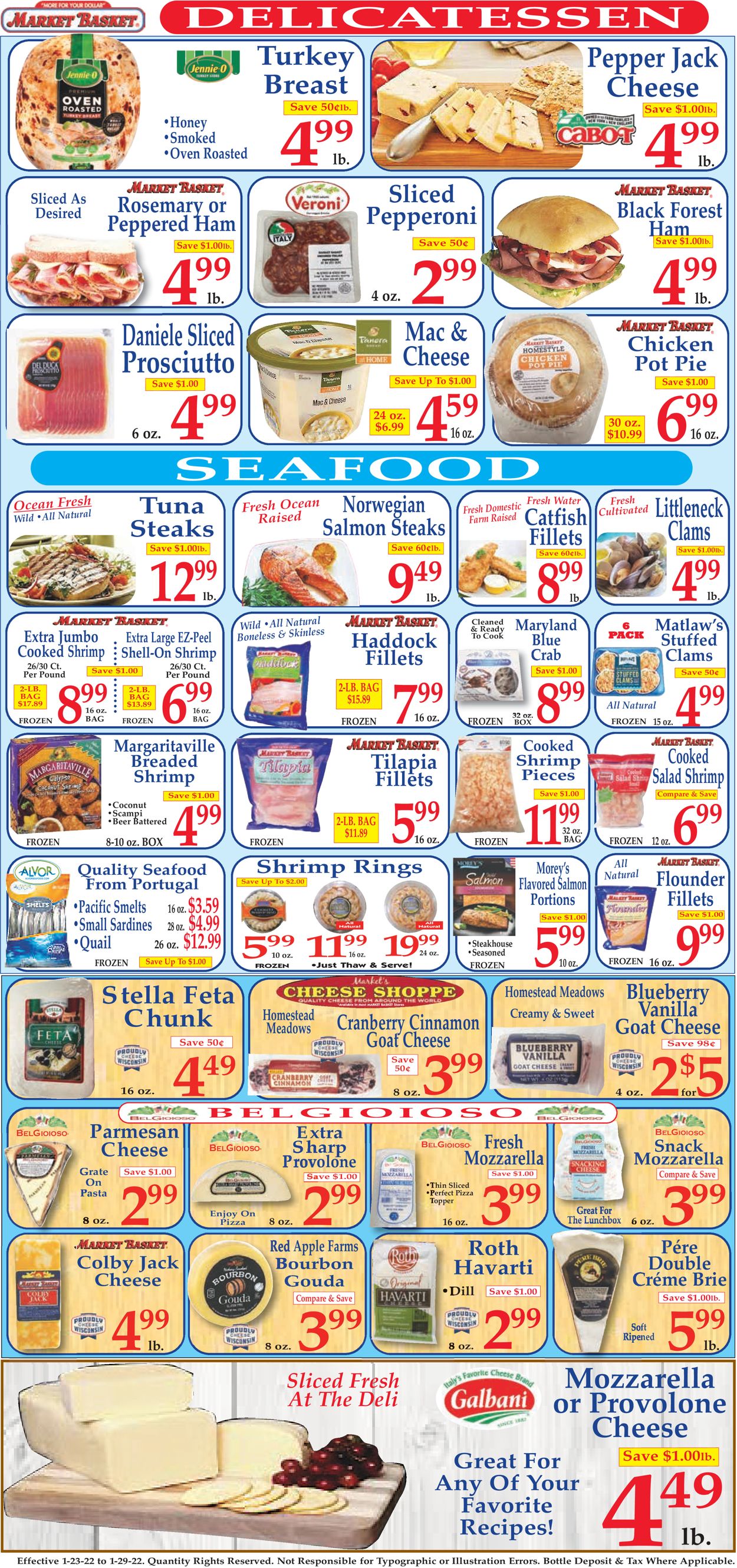 Market Basket Ad from 01/23/2022
