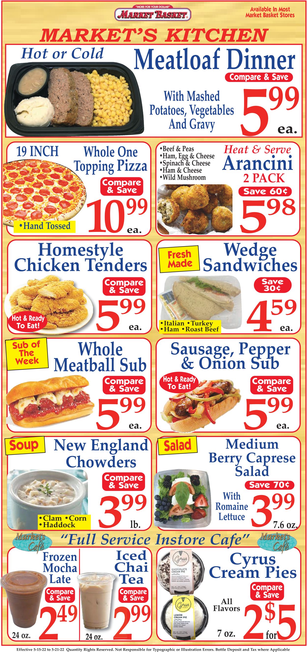 Market Basket Ad from 05/15/2022