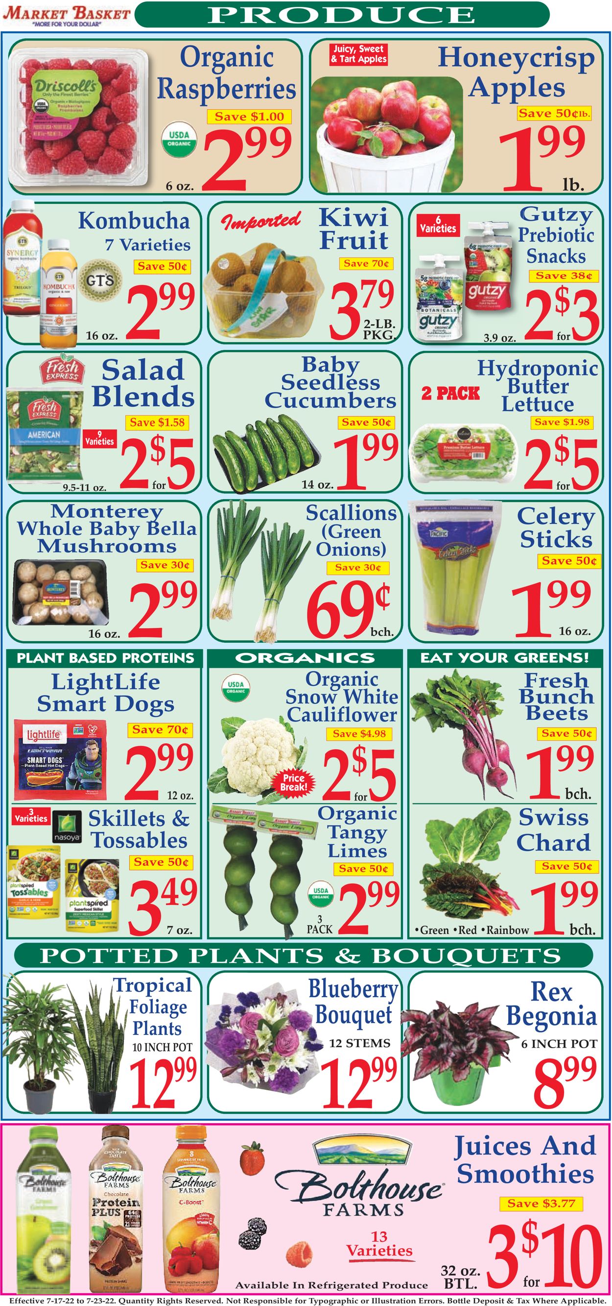 Market Basket Ad from 07/17/2022