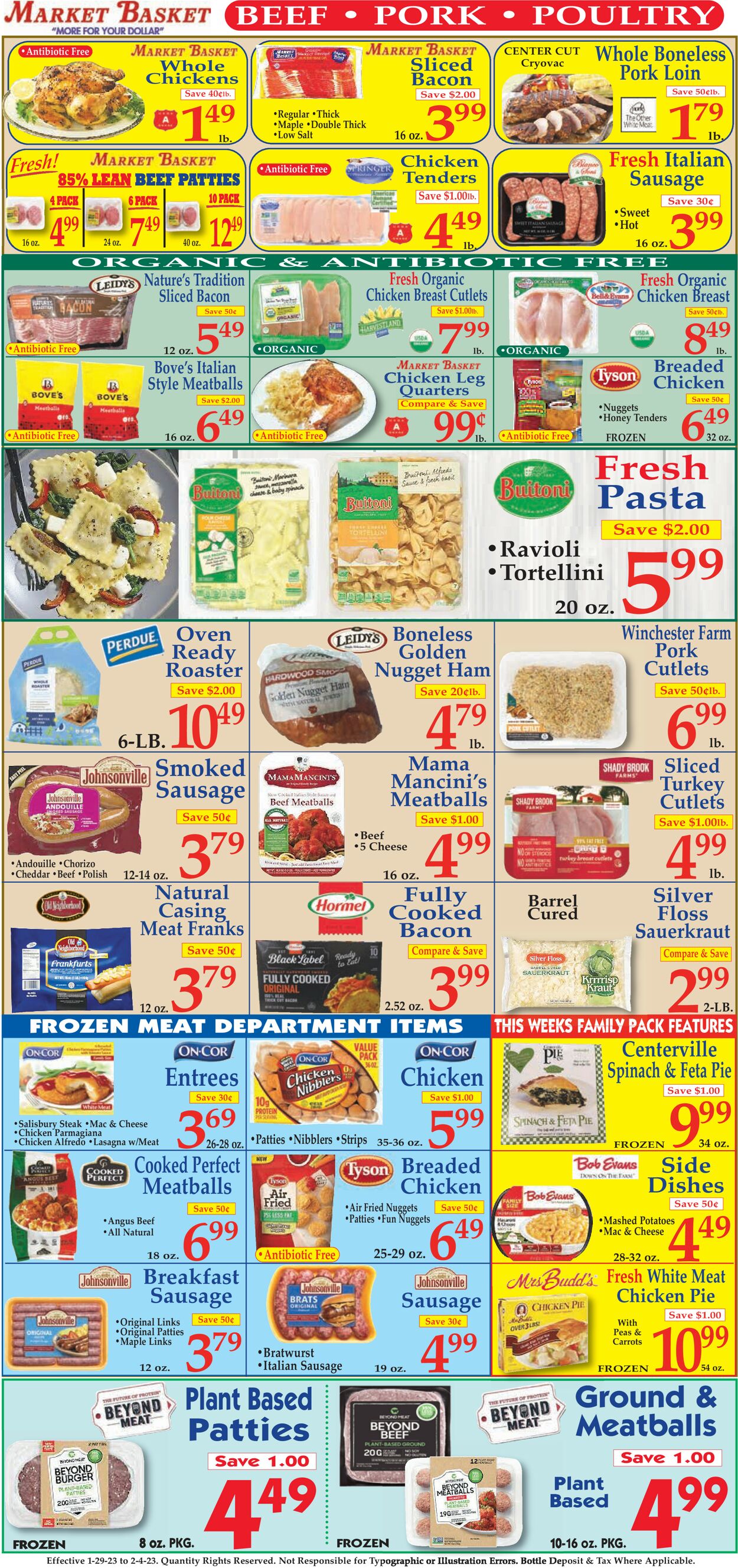 Market Basket Ad from 01/29/2023