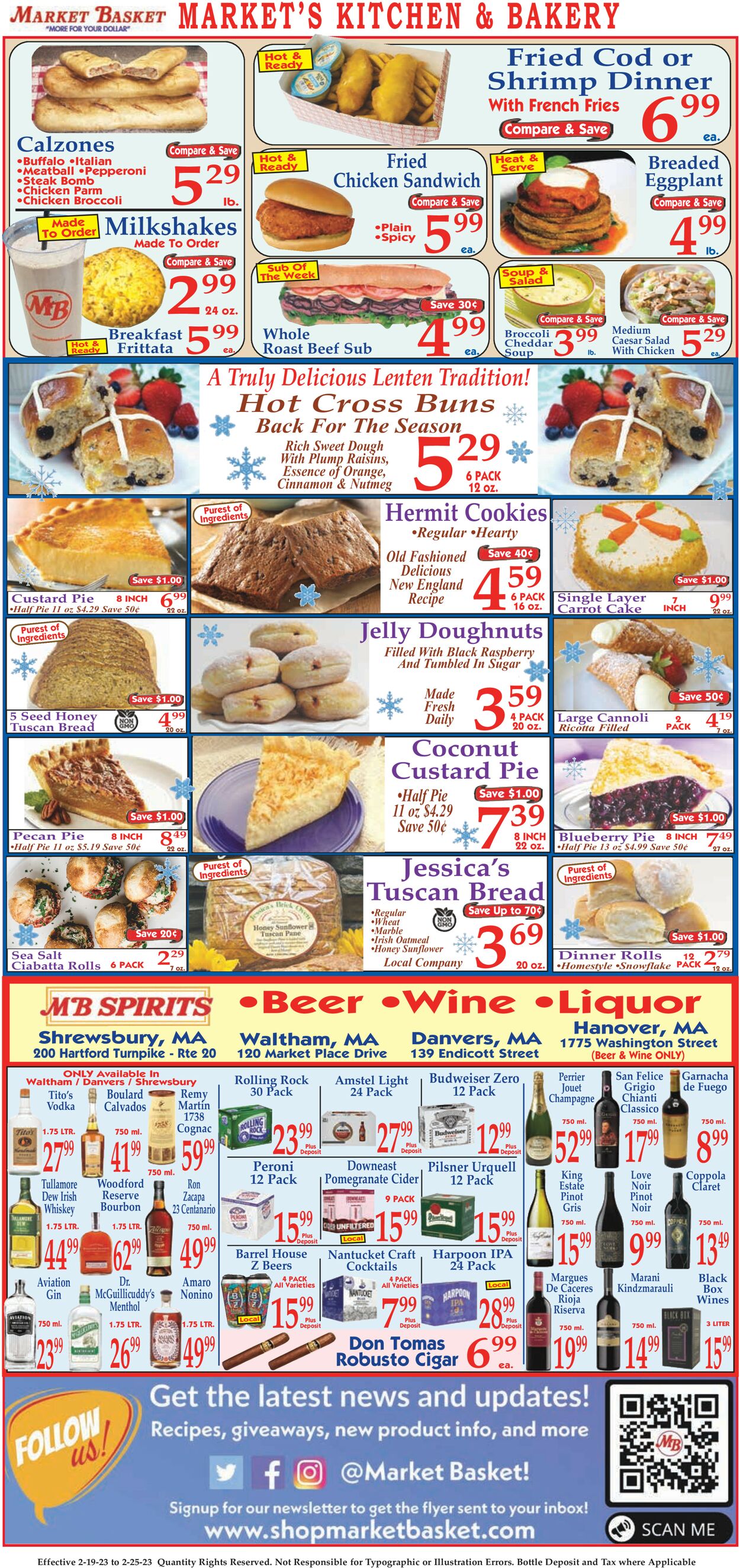 Market Basket Ad from 02/19/2023