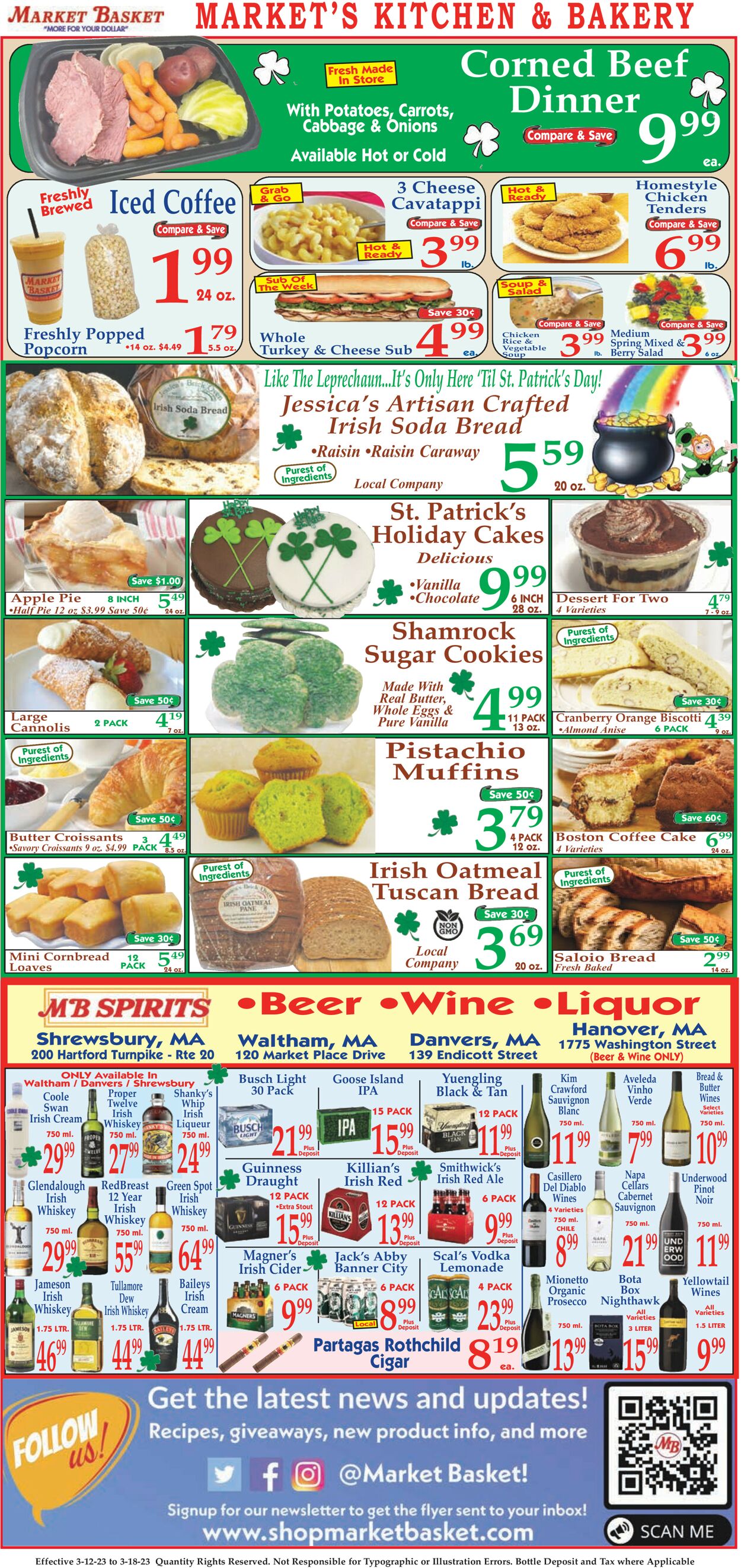 Market Basket Ad from 03/12/2023