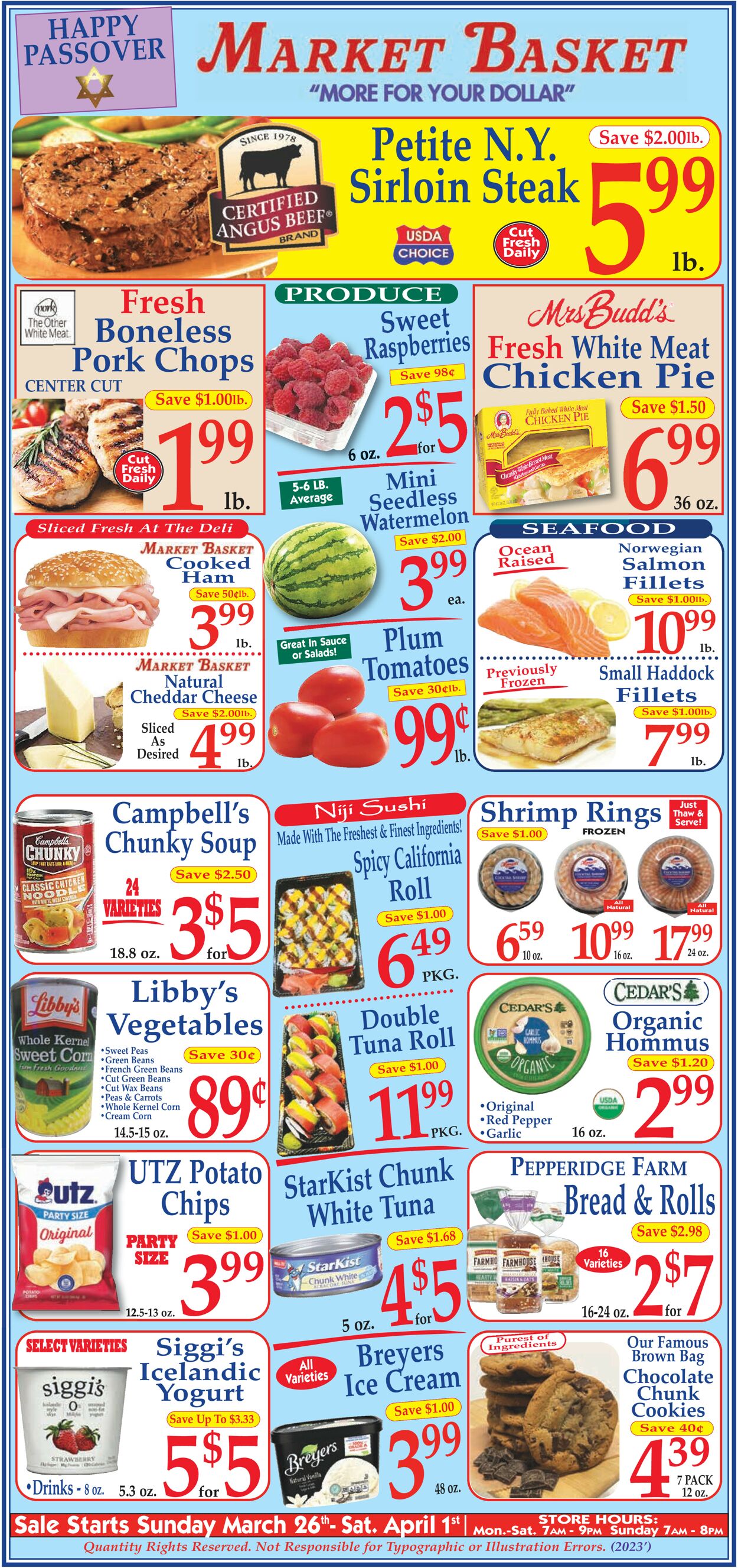 Market Basket Ad from 03/26/2023