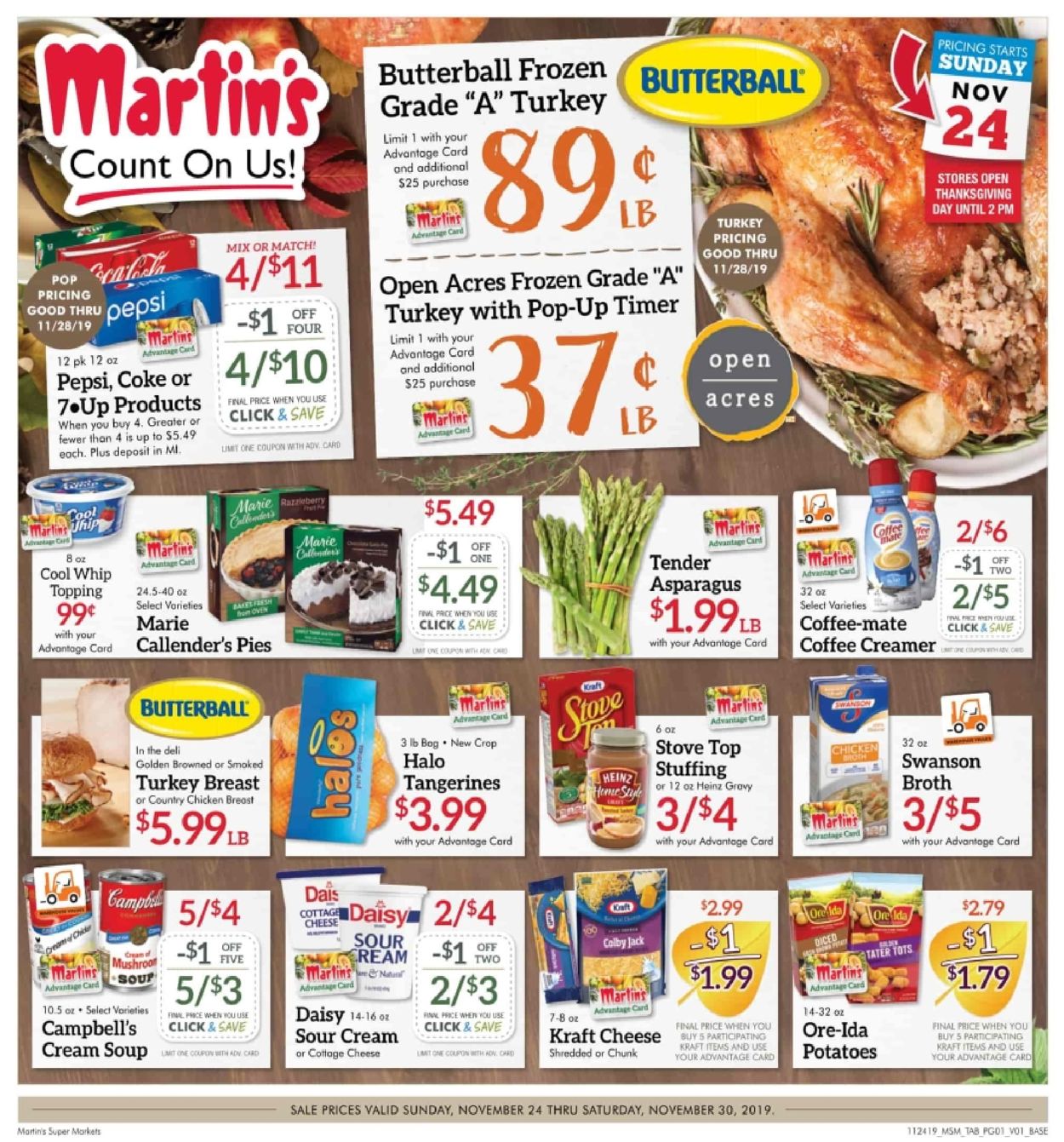 Martin’s Ad from 11/24/2019