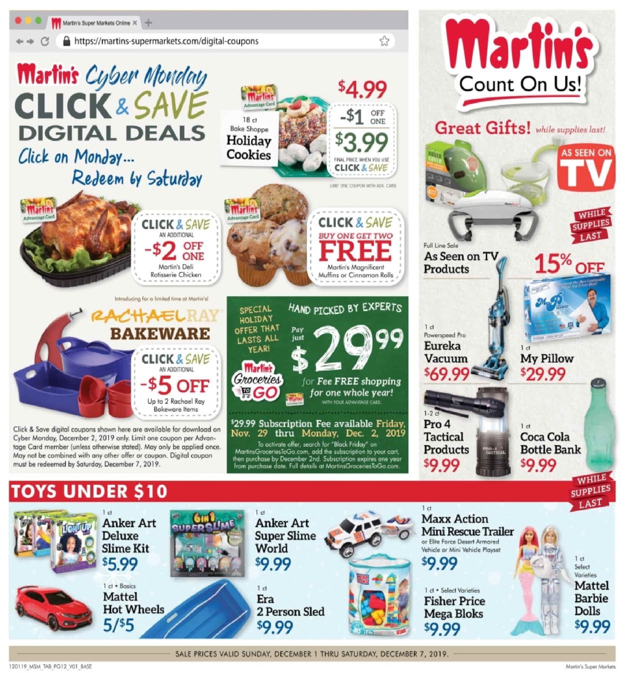 Martin’s Ad from 12/01/2019