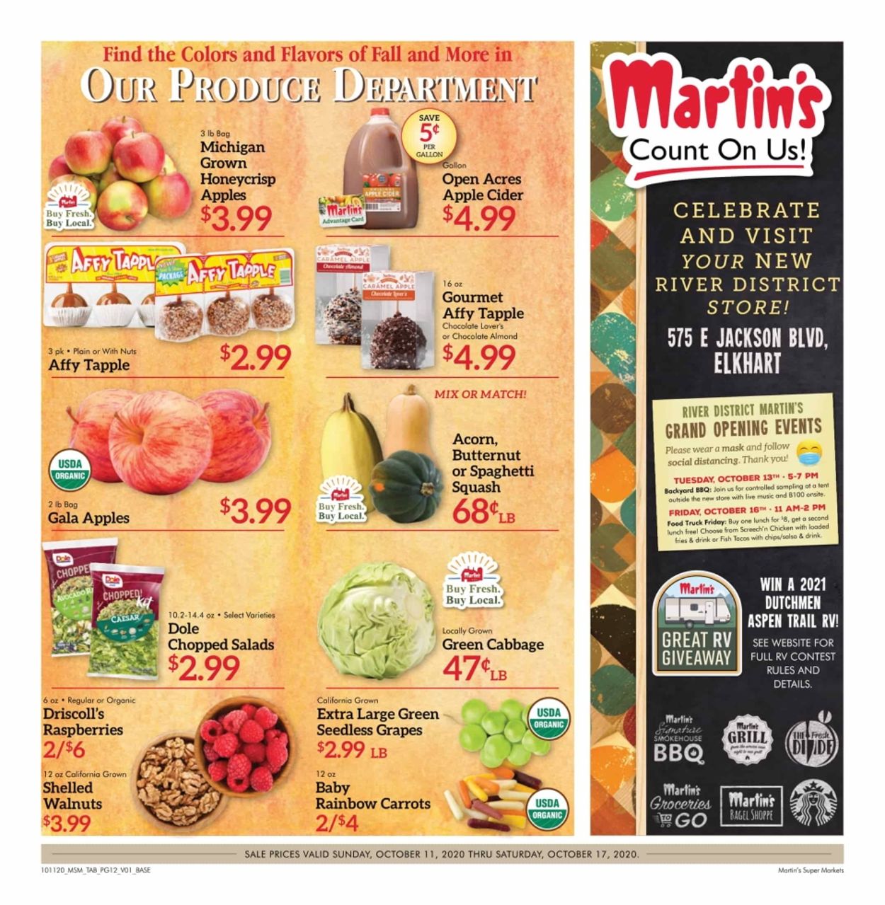 Martin’s Ad from 10/11/2020